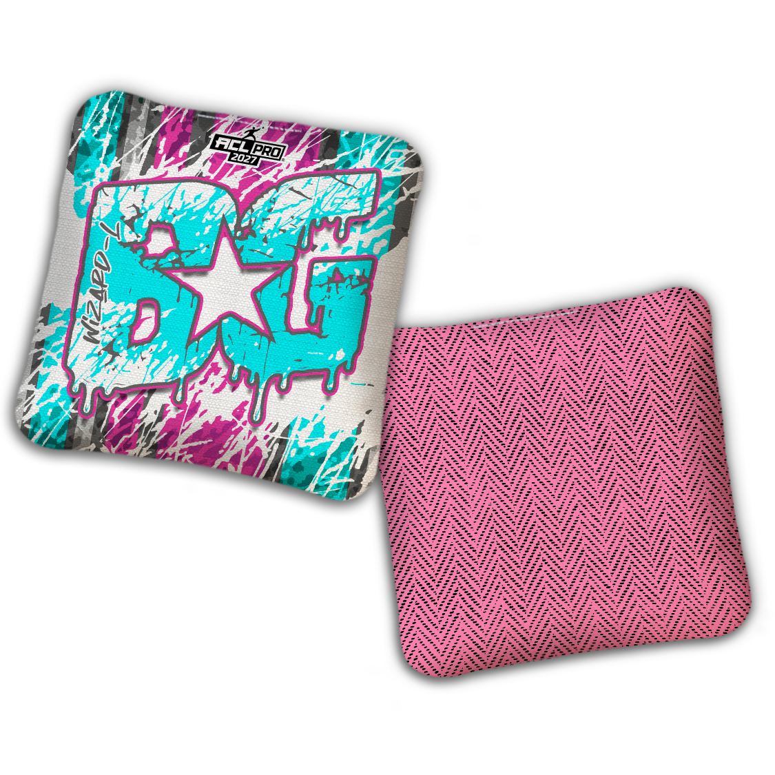 2027 ACL - BG Multiple Bag Models "SPLASH ZONE" - Pro Stamped Cornhole Bags - SET OF 4 BAGS