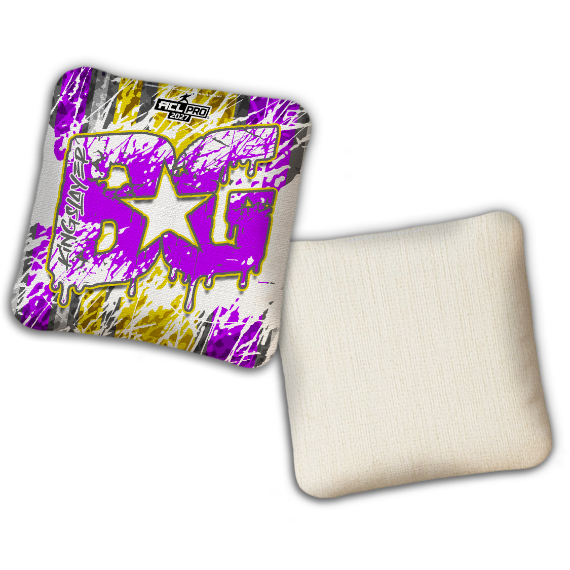 2027 ACL - BG Multiple Bag Models "SPLASH ZONE" - Pro Stamped Cornhole Bags - SET OF 4 BAGS