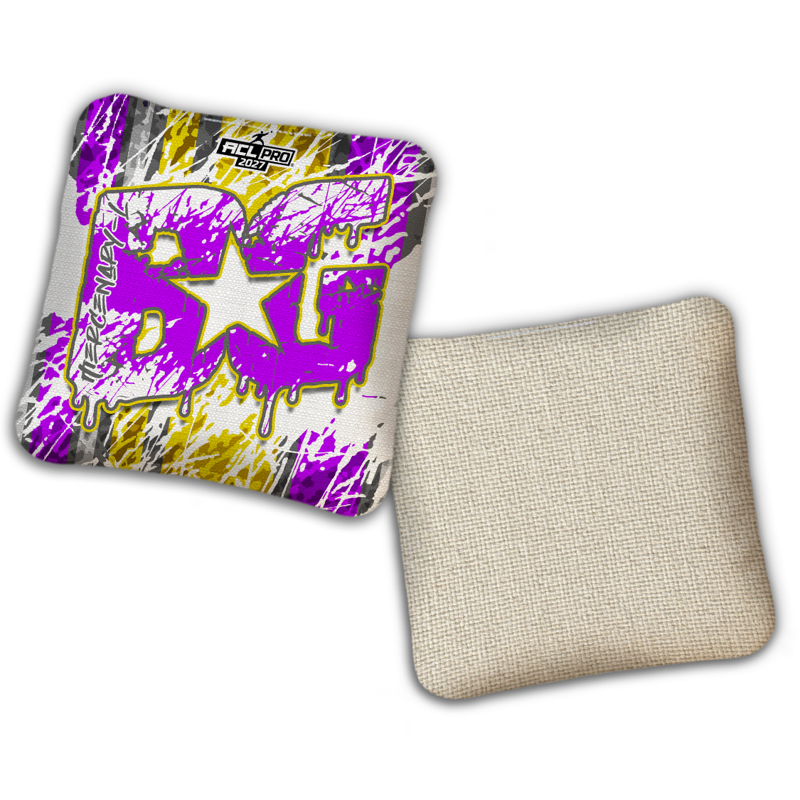 2027 ACL - BG Multiple Bag Models "SPLASH ZONE" - Pro Stamped Cornhole Bags - SET OF 4 BAGS