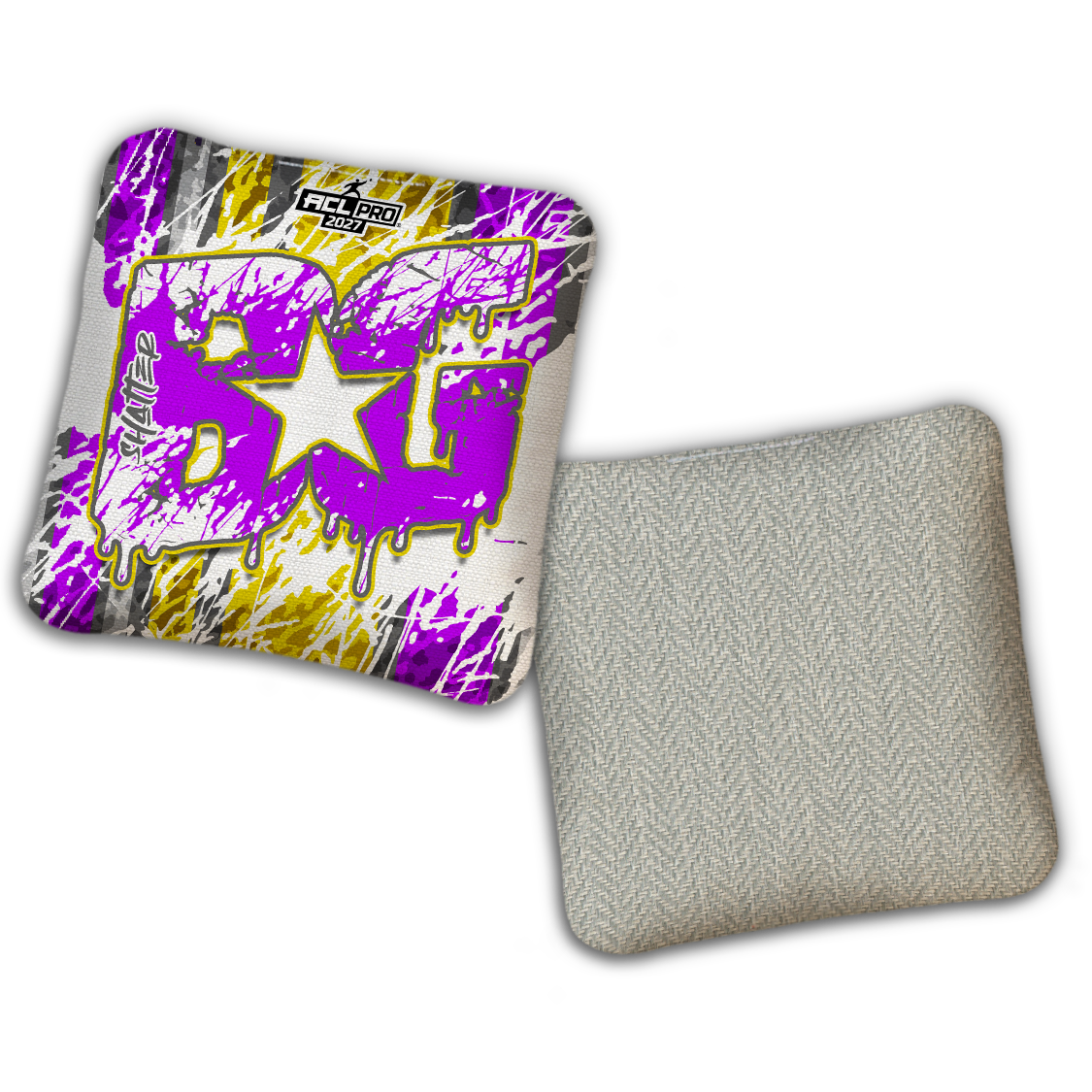 2027 ACL - BG Multiple Bag Models "SPLASH ZONE" - Pro Stamped Cornhole Bags - SET OF 4 BAGS