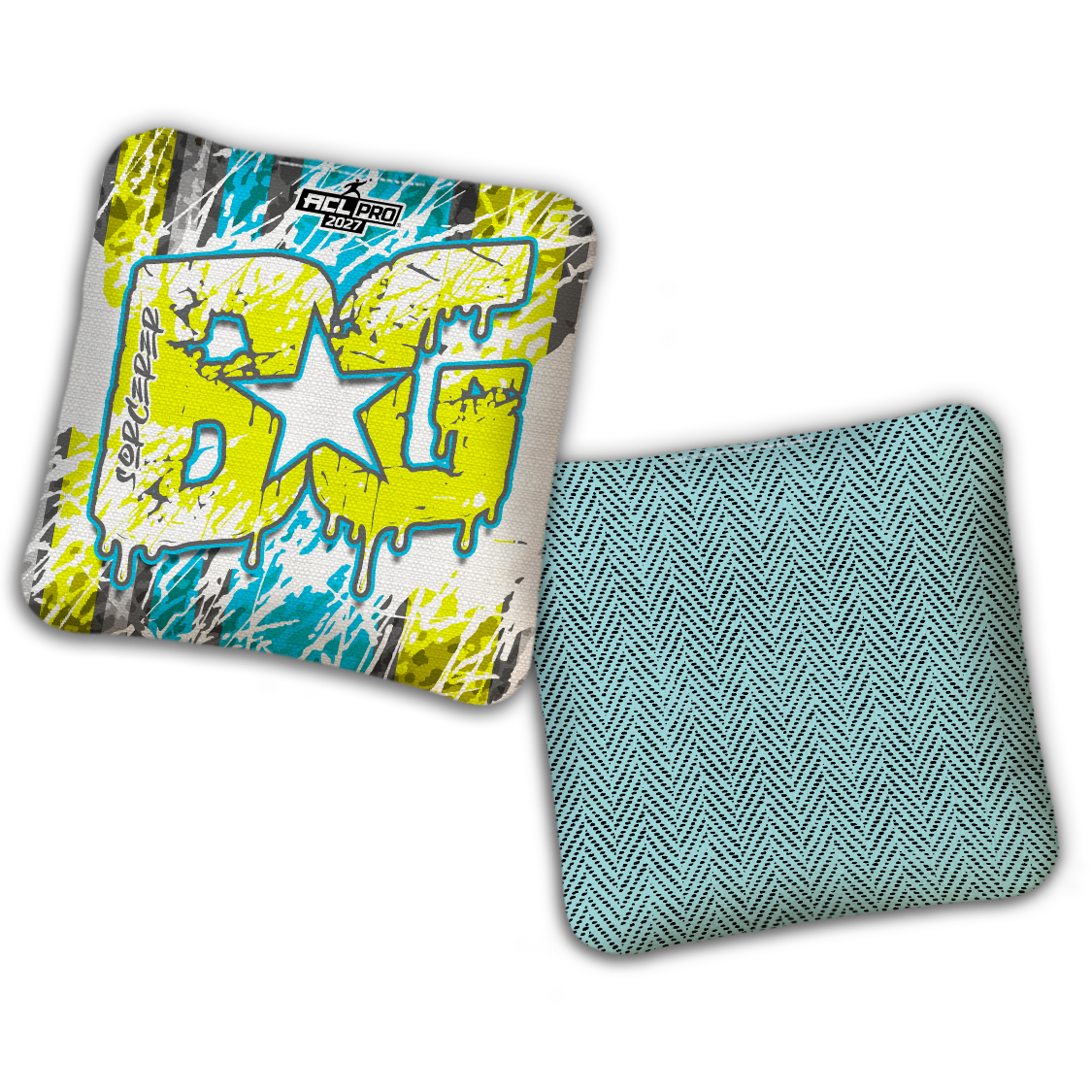 2027 ACL - BG Multiple Bag Models "SPLASH ZONE" - Pro Stamped Cornhole Bags - SET OF 4 BAGS