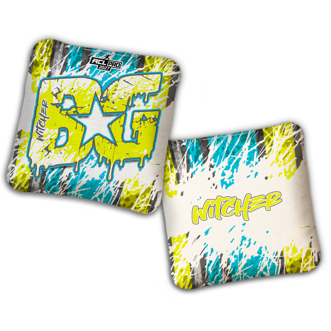 2027 ACL - BG Multiple Bag Models "SPLASH ZONE" - Pro Stamped Cornhole Bags - SET OF 4 BAGS