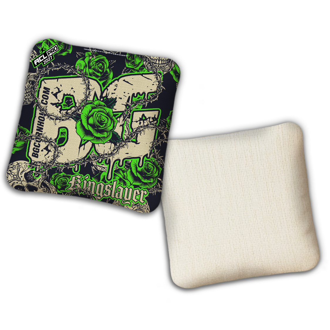 2027 ACL - BG Multiple Bag Models "THORNS AND ROSES" - Pro Stamped Cornhole Bags - SET OF 4 BAGS