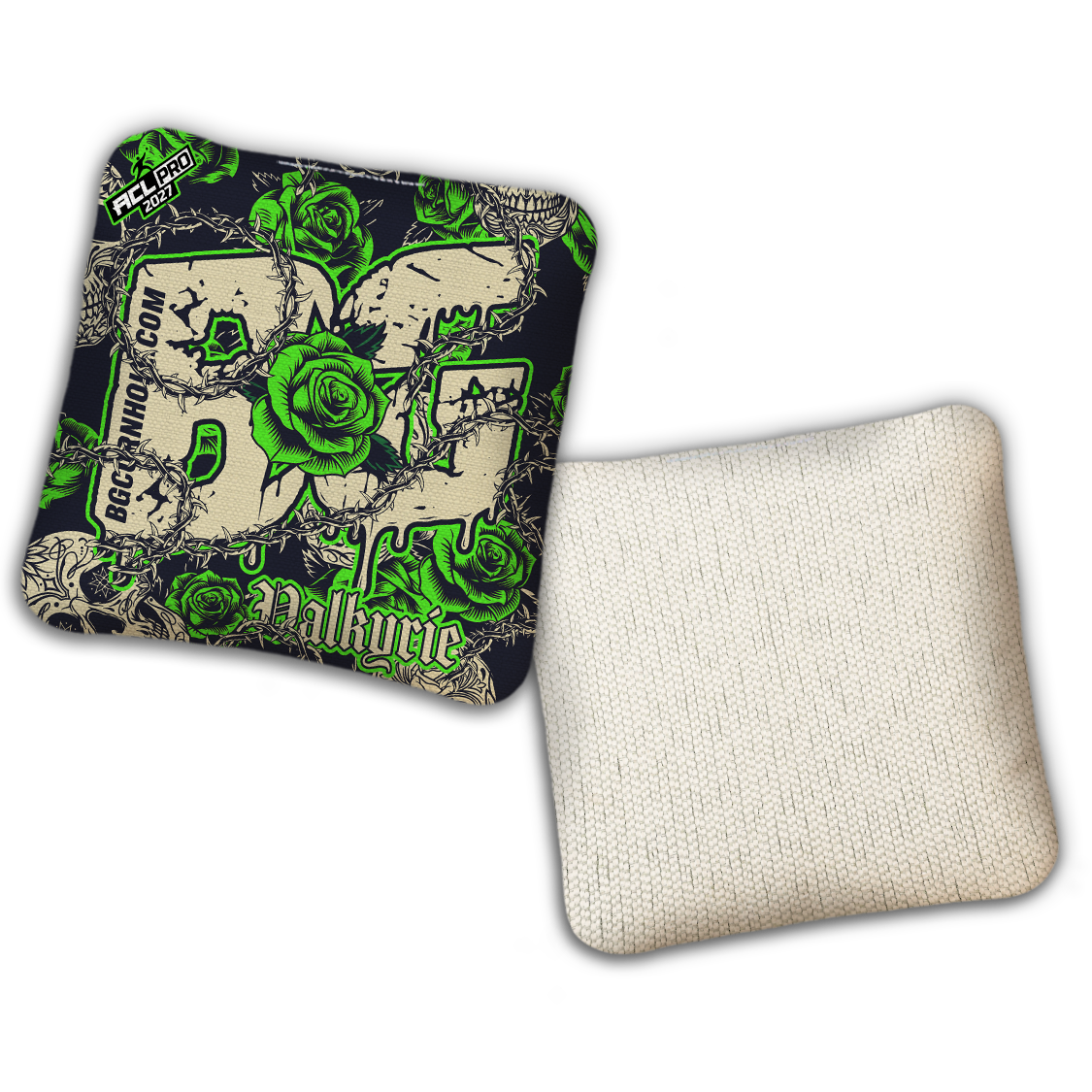 2027 ACL - BG Multiple Bag Models "THORNS AND ROSES" - Pro Stamped Cornhole Bags - SET OF 4 BAGS
