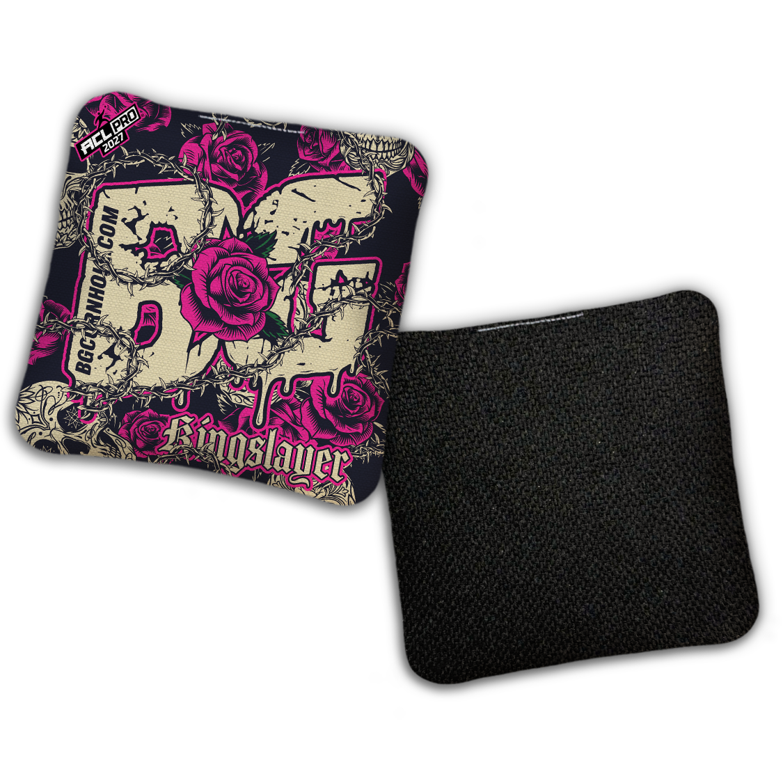 2027 ACL - BG Multiple Bag Models "THORNS AND ROSES" - Pro Stamped Cornhole Bags - SET OF 4 BAGS