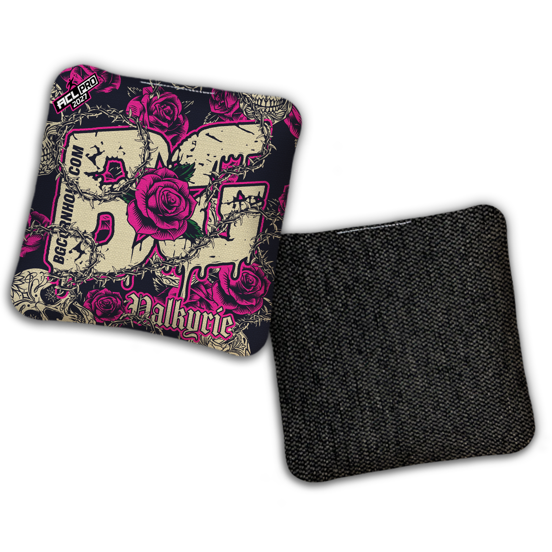 2027 ACL - BG Multiple Bag Models "THORNS AND ROSES" - Pro Stamped Cornhole Bags - SET OF 4 BAGS