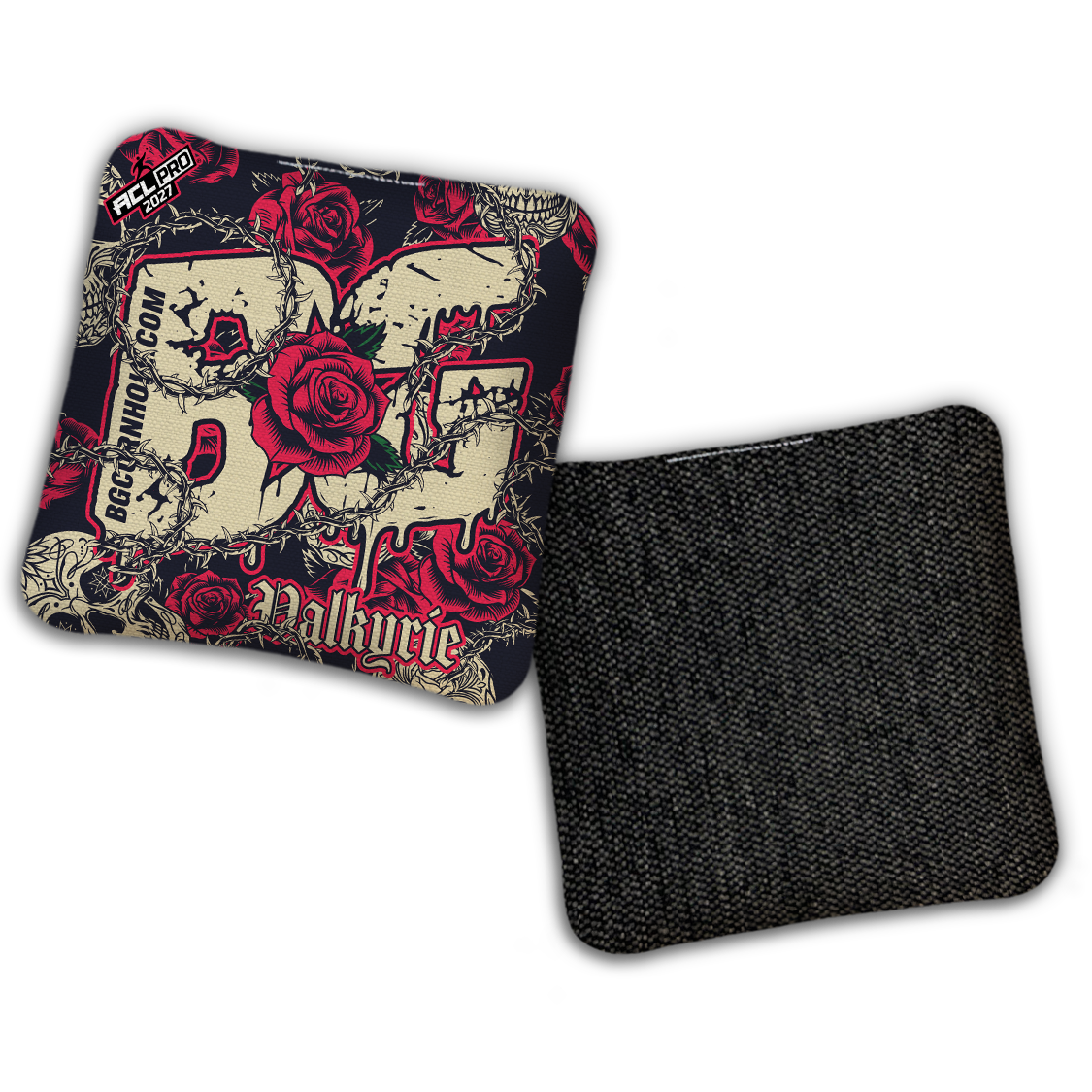 2027 ACL - BG Multiple Bag Models "THORNS AND ROSES" - Pro Stamped Cornhole Bags - SET OF 4 BAGS