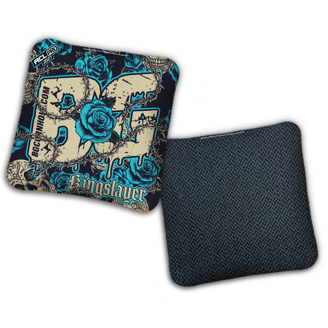 2027 ACL - BG Multiple Bag Models "THORNS AND ROSES" - Pro Stamped Cornhole Bags - SET OF 4 BAGS