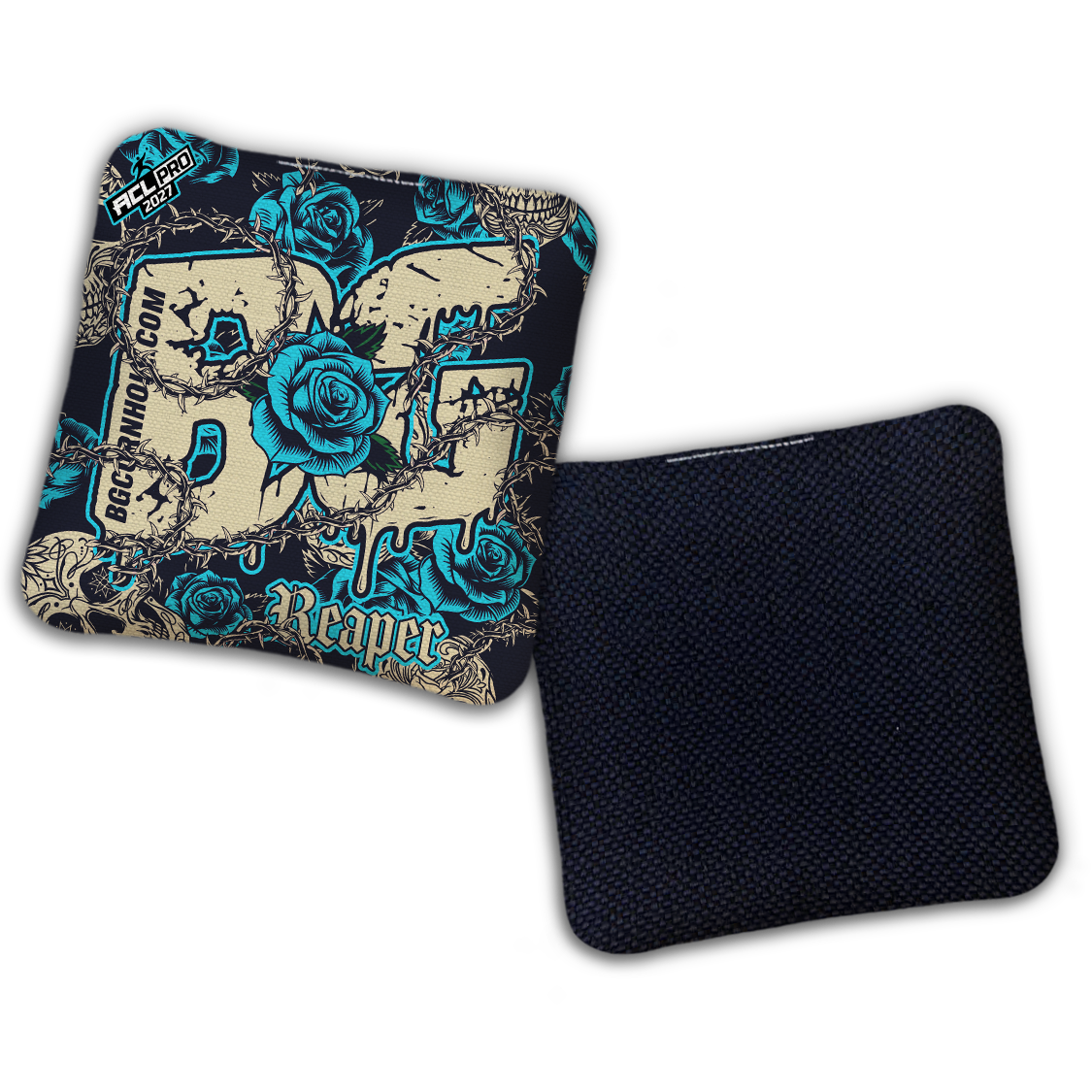 2027 ACL - BG Multiple Bag Models "THORNS AND ROSES" - Pro Stamped Cornhole Bags - SET OF 4 BAGS