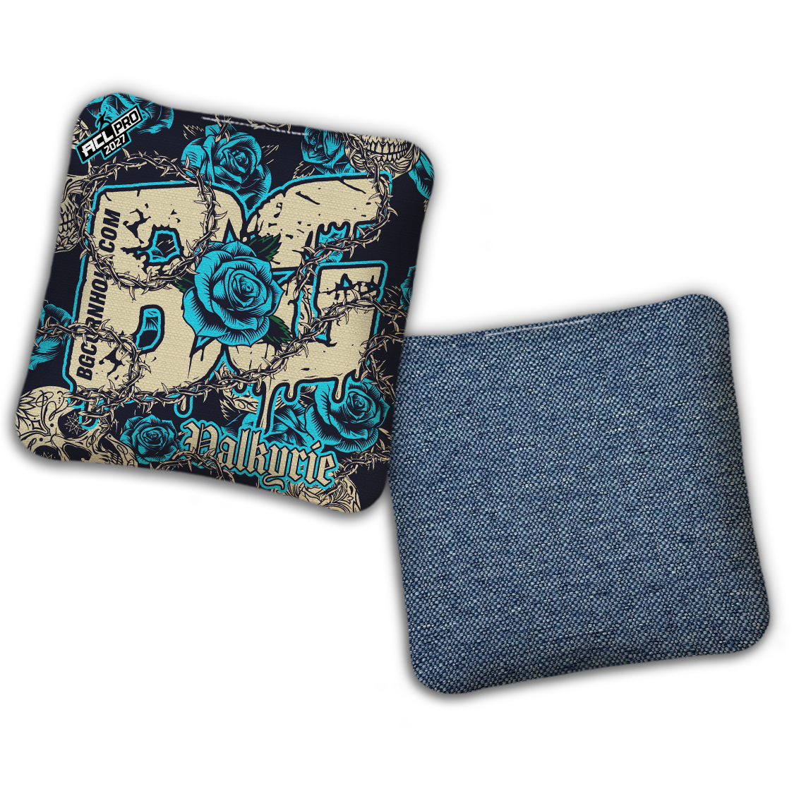2027 ACL - BG Multiple Bag Models "THORNS AND ROSES" - Pro Stamped Cornhole Bags - SET OF 4 BAGS