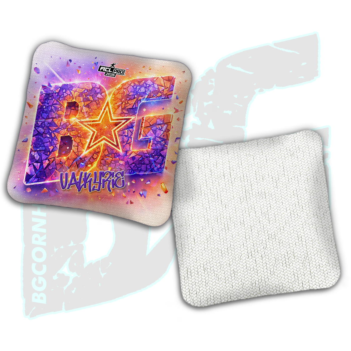 2026 BG Multiple Bag Models "Fracture" - ACL Pro Stamped Cornhole Bags - SET OF 4 BAGS