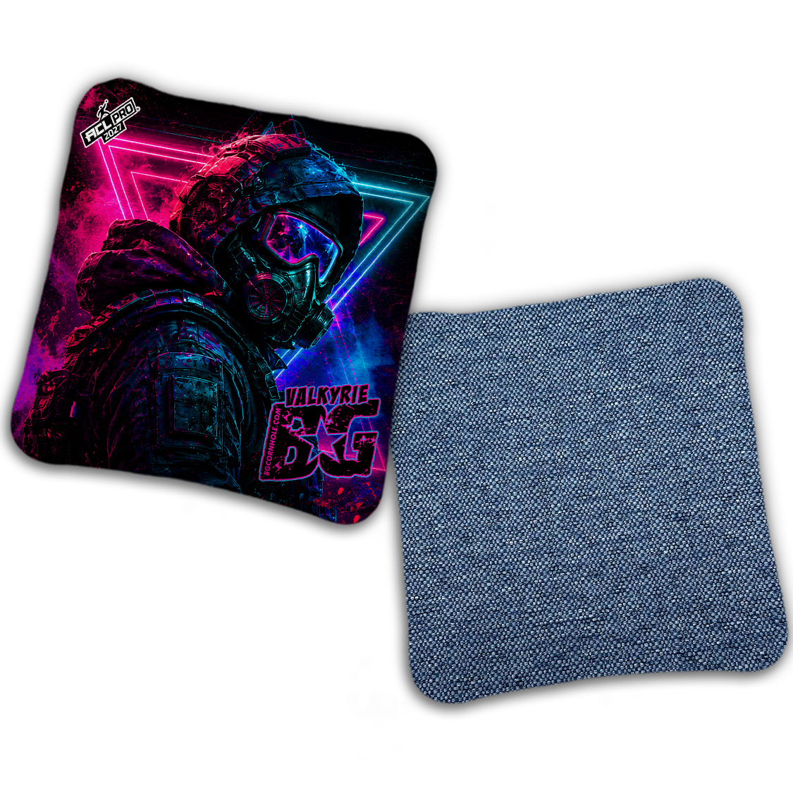 2027 ACL - BG Multiple Bag Models "NIGHT PROTOCOL" - Pro Stamped Cornhole Bags - SET OF 4 BAGS