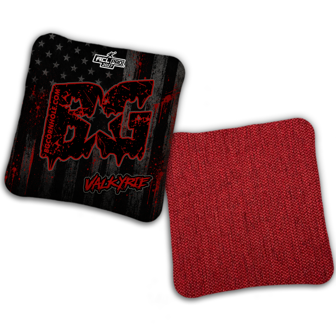 2027 ACL - BG Multiple Bag Models "AMERICAN GRIT" - Pro Stamped Cornhole Bags - SET OF 4 BAGS