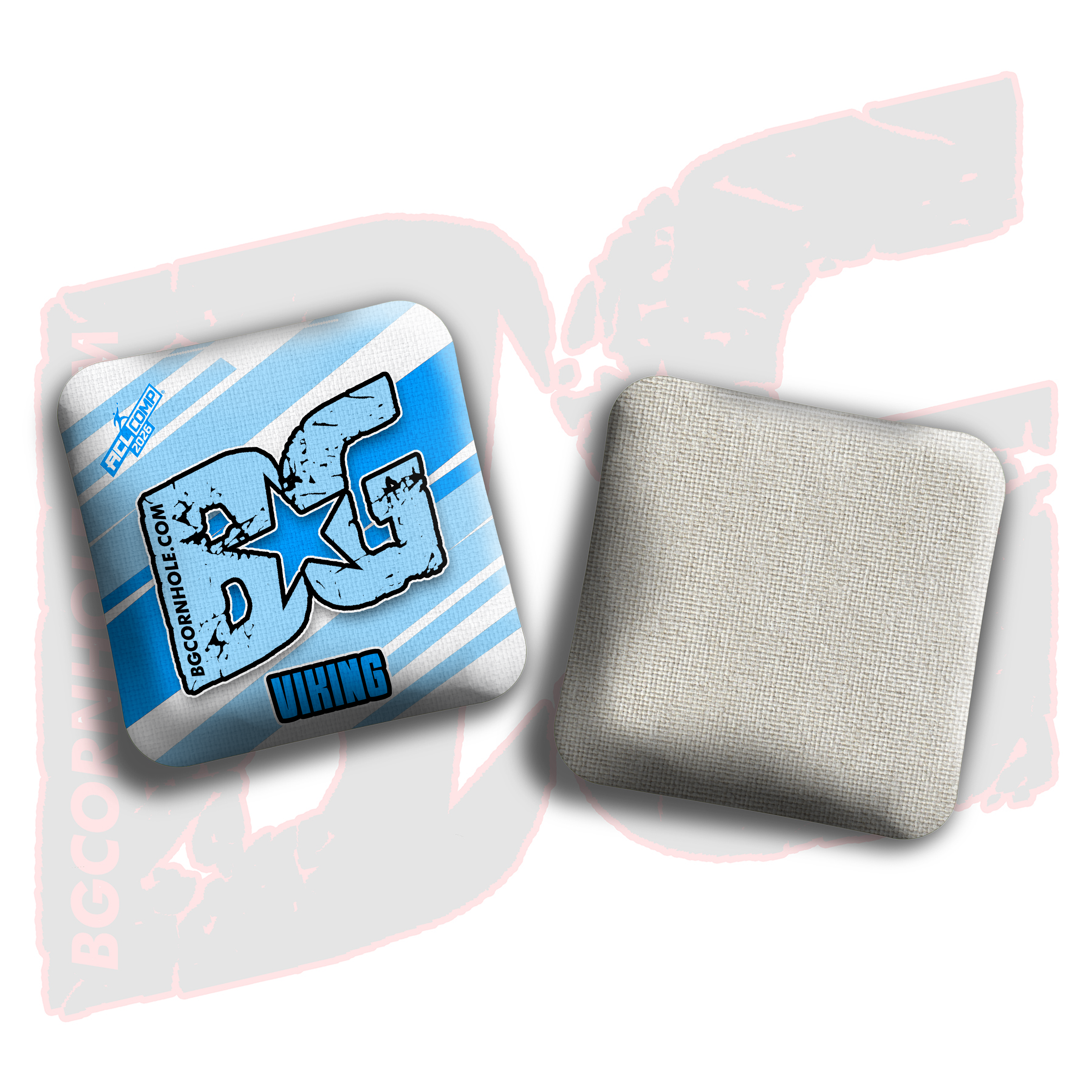 2026 BG Multiple Bag Models - "Slash" - ACL Comp Stamped Cornhole Bags - SET OF 4 BAGS