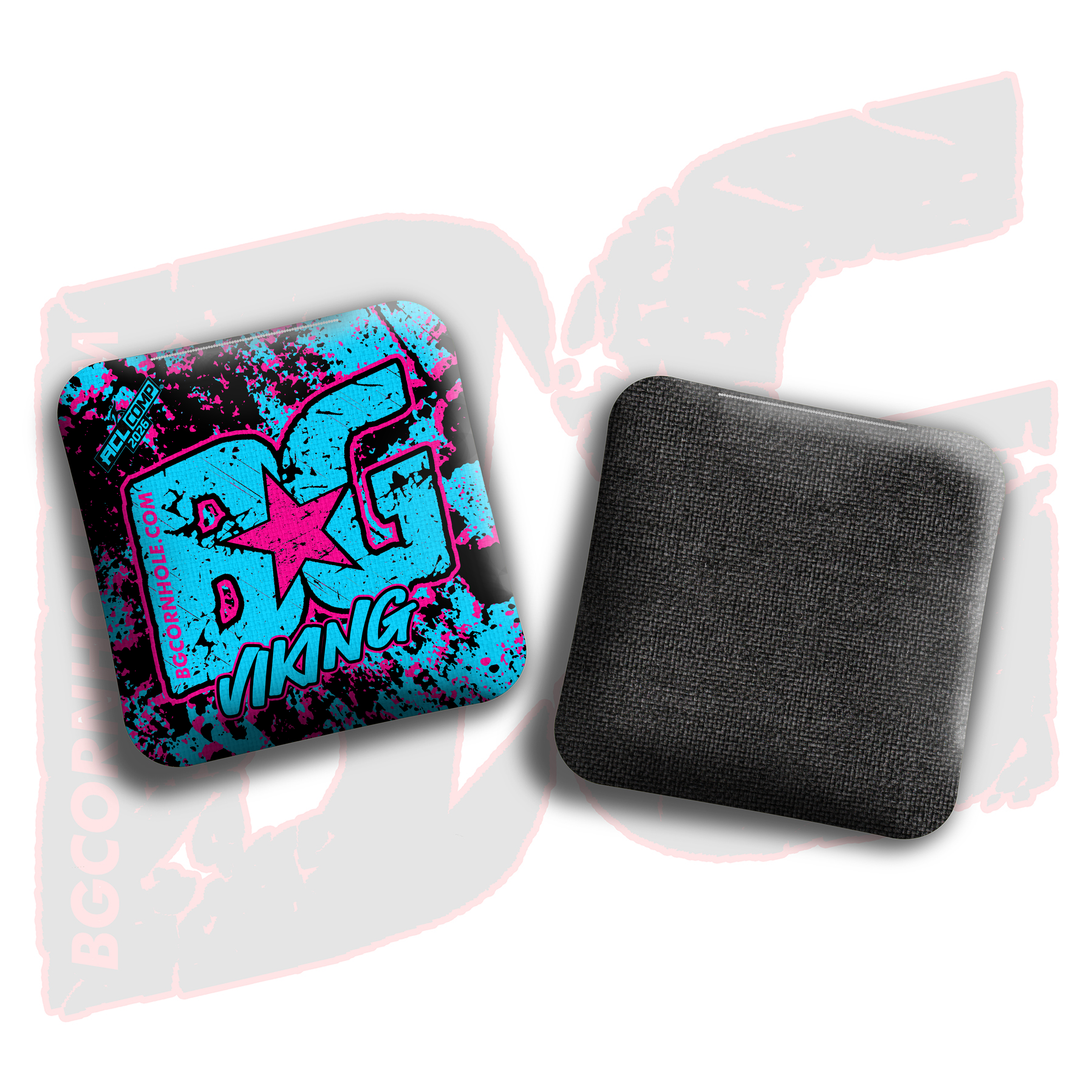 2026 BG Multiple Bag Models - "Grungy" - ACL Comp Stamped Cornhole Bags - SET OF 4 BAGS