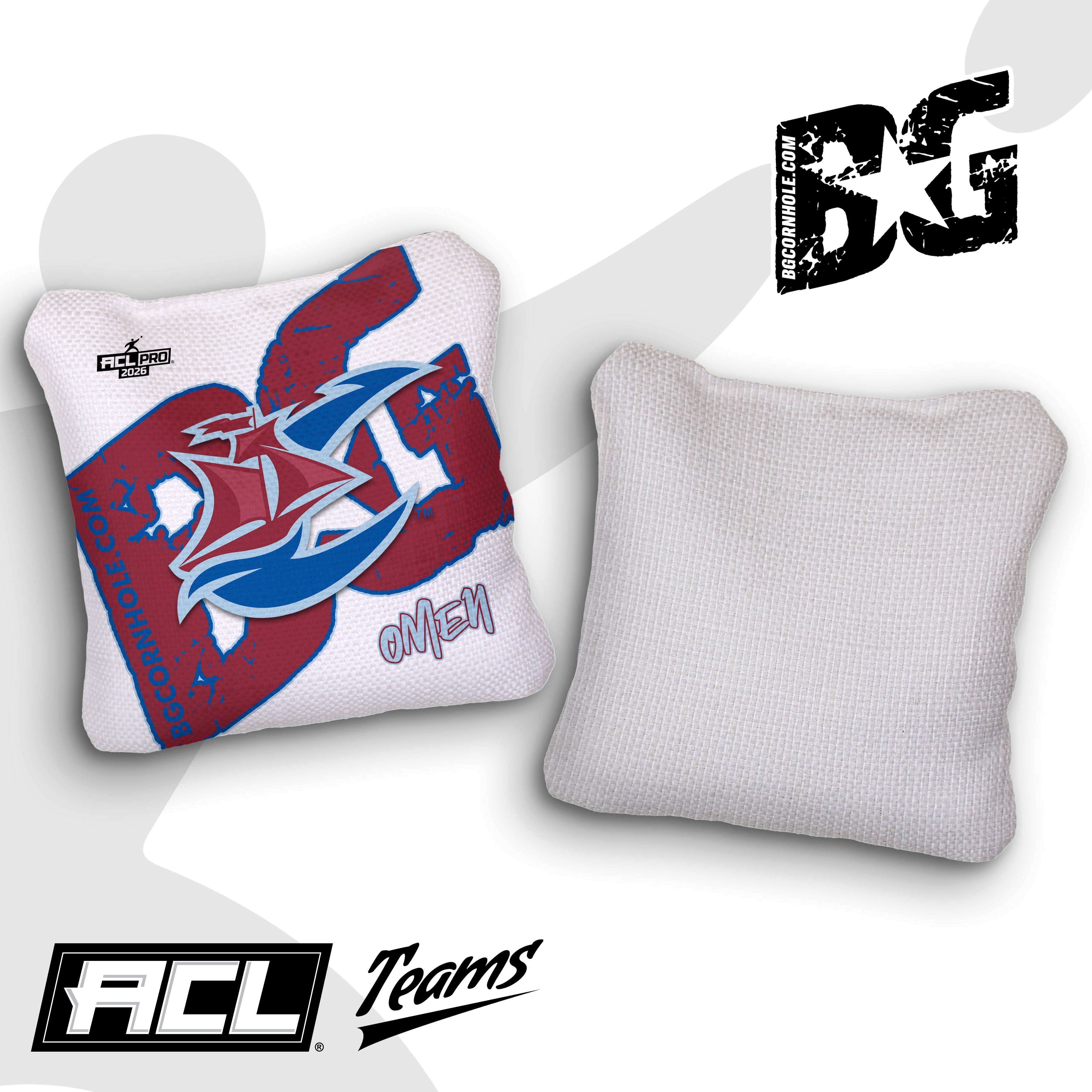 2026 BG Multiple Bag Models "Virginia Cutters" - ACL Pro Stamped Cornhole Bags - SET OF 4 BAGS