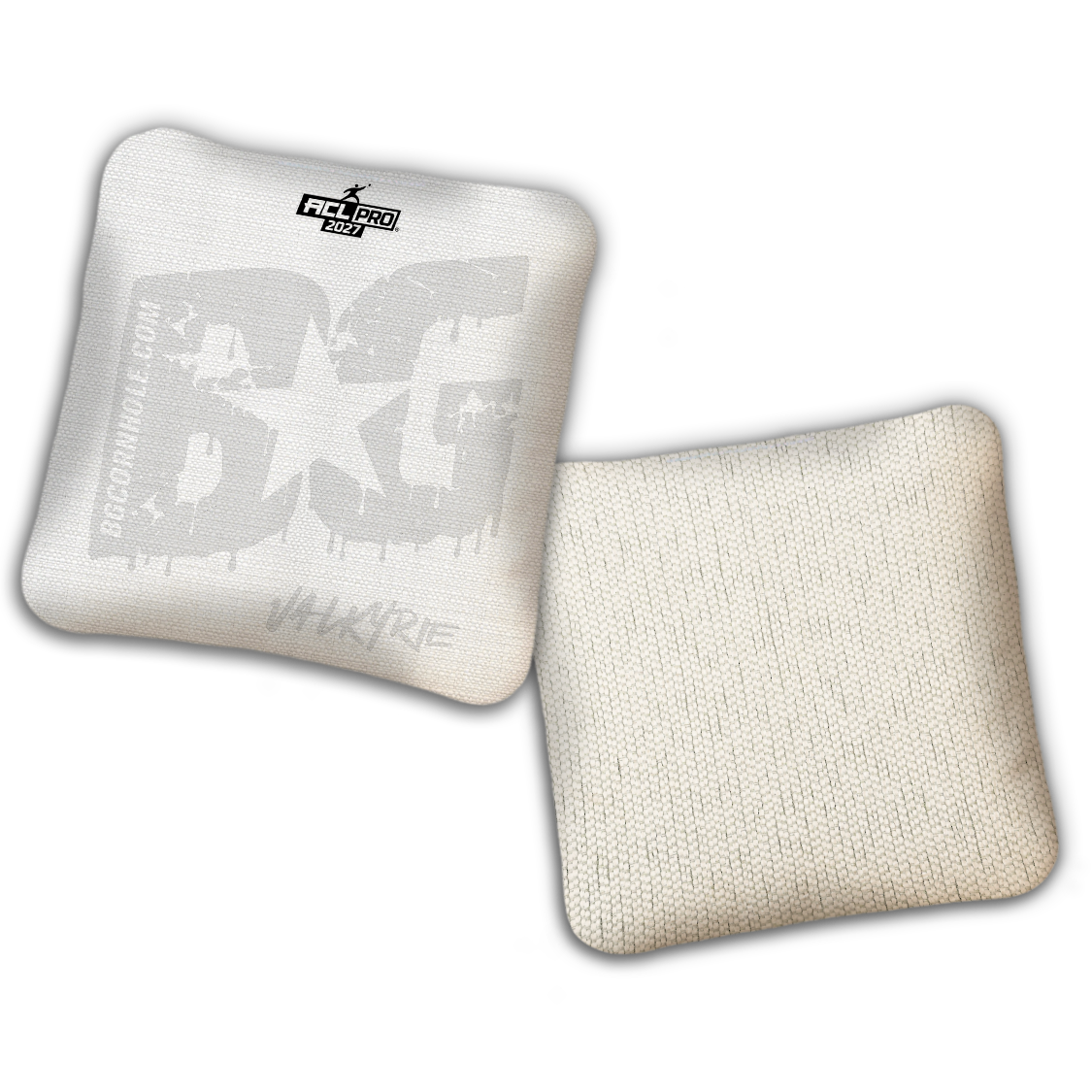 2027 ACL - BG Multiple Bag Models "Whiteout" - Pro Stamped Cornhole Bags - SET OF 4 BAGS