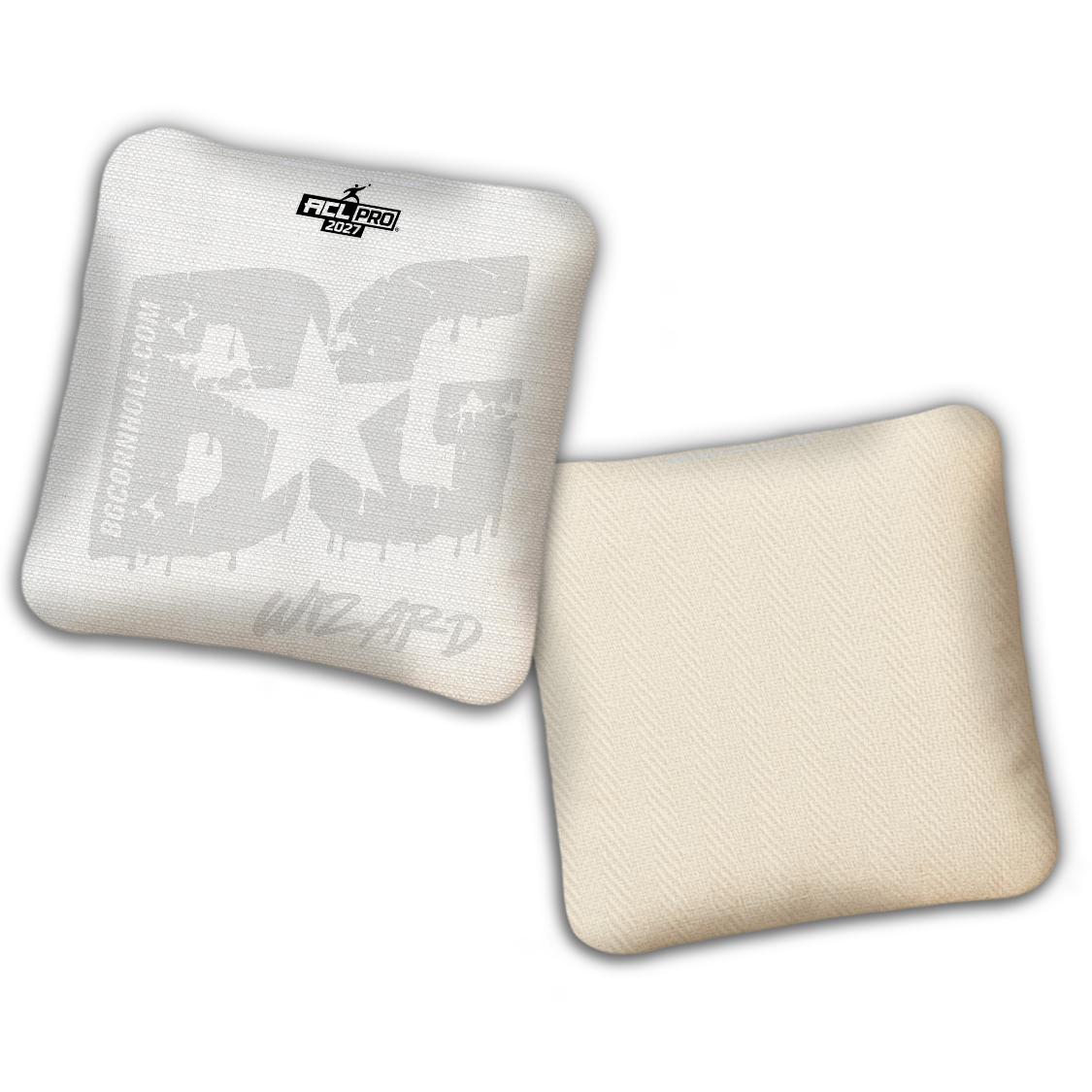 2027 ACL - BG Multiple Bag Models "Whiteout" - Pro Stamped Cornhole Bags - SET OF 4 BAGS