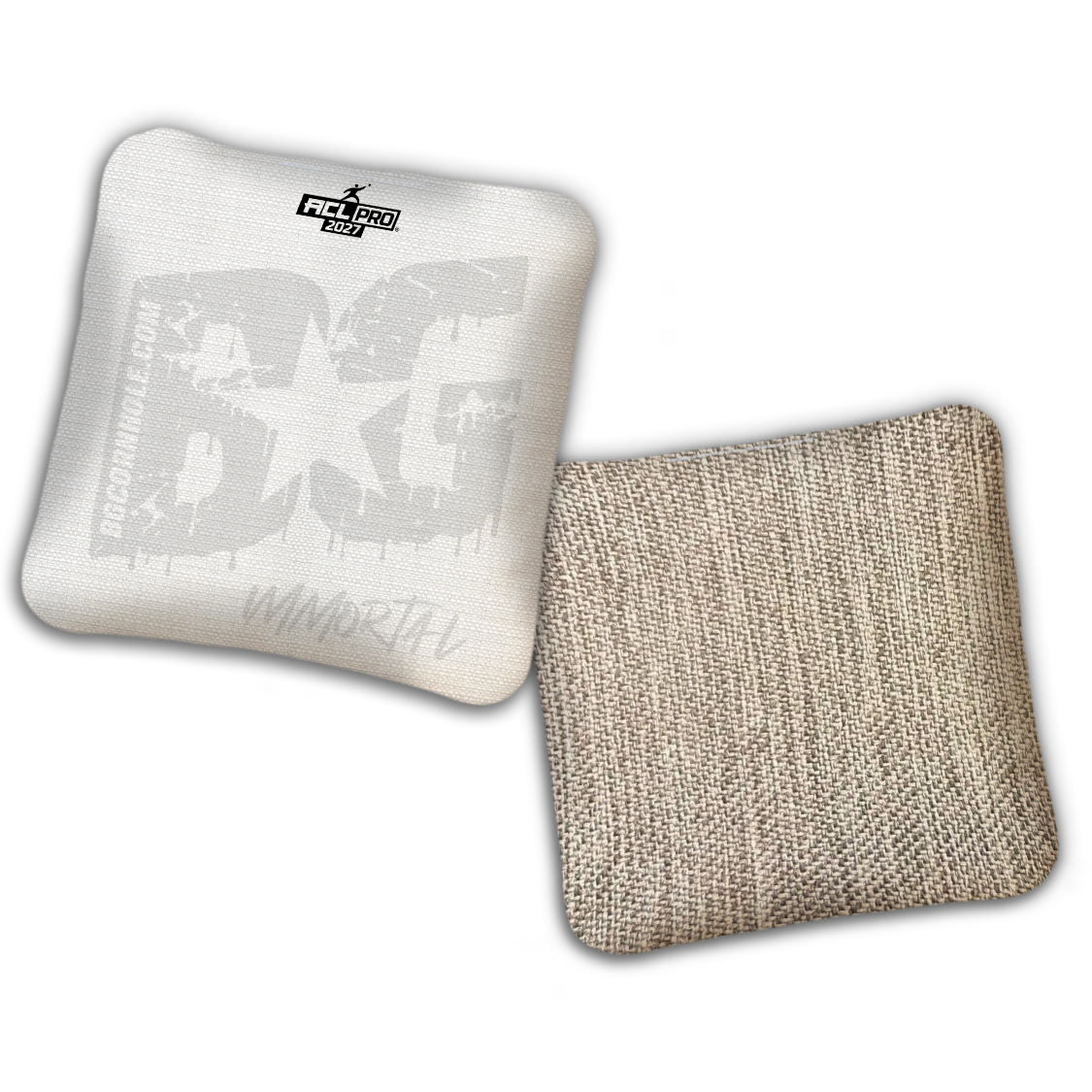 2027 ACL - BG Multiple Bag Models "Whiteout" - Pro Stamped Cornhole Bags - SET OF 4 BAGS