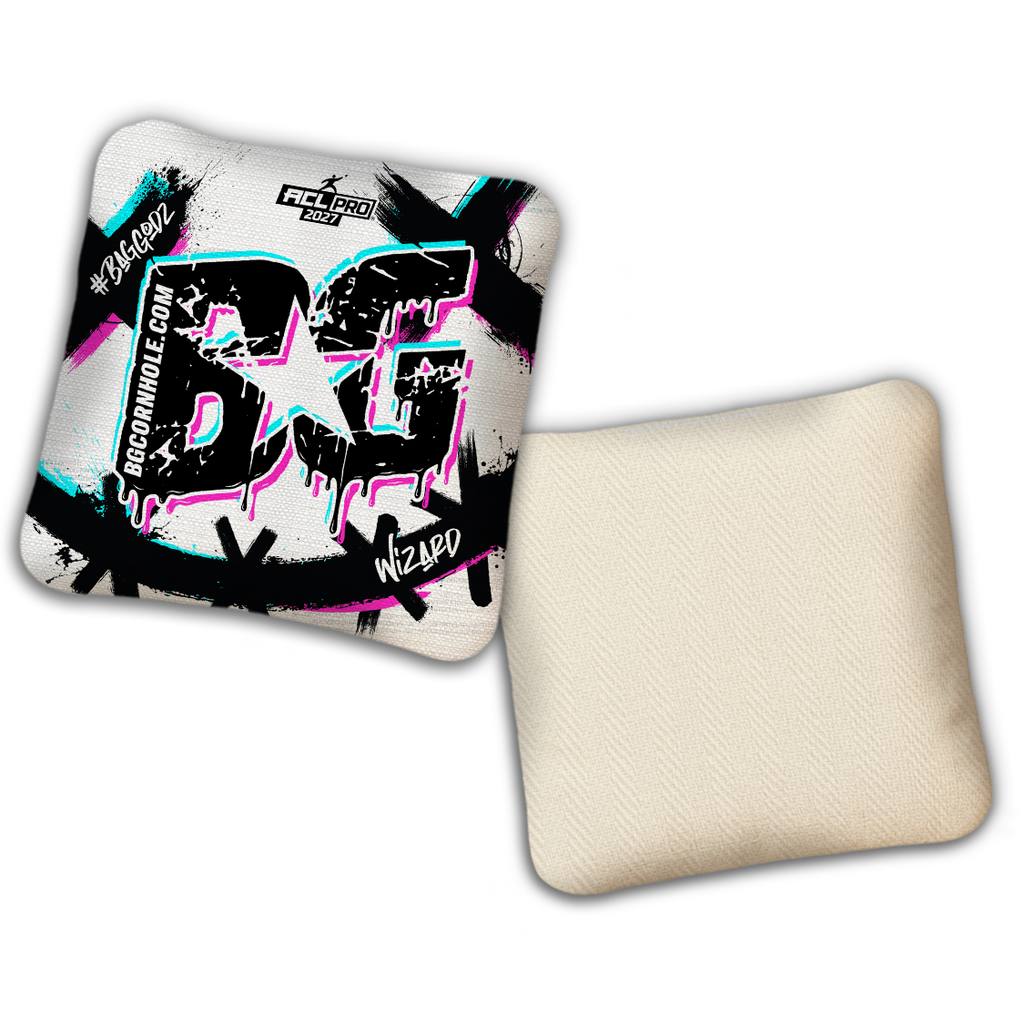 2027 ACL - BG Multiple Bag Models "WHY SO SERIOUS" - Pro Stamped Cornhole Bags - SET OF 4 BAGS