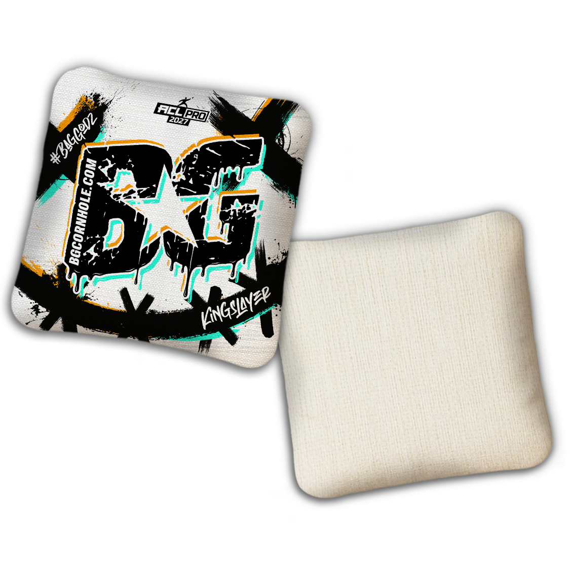 2027 ACL - BG Multiple Bag Models "WHY SO SERIOUS" - Pro Stamped Cornhole Bags - SET OF 4 BAGS