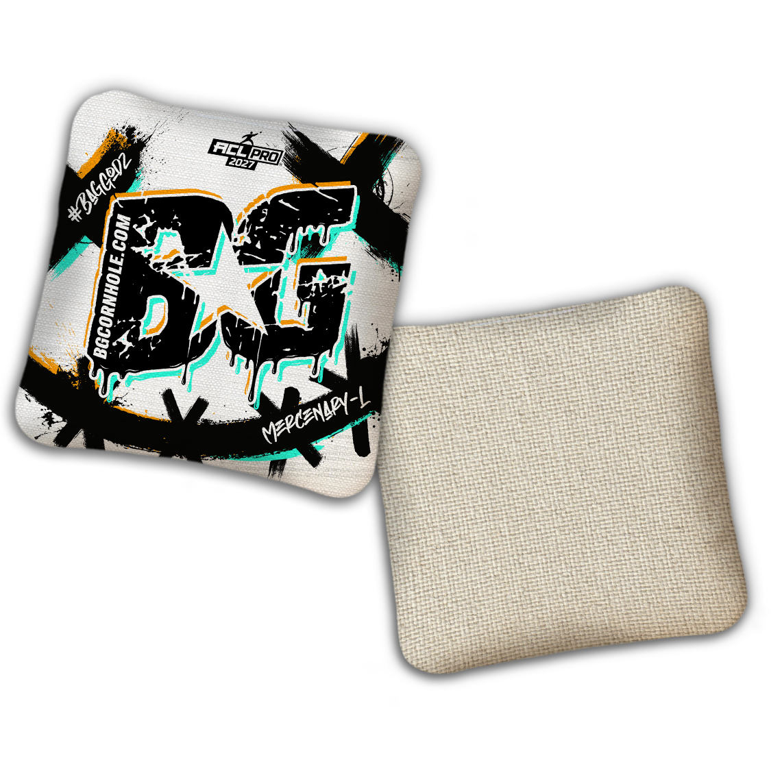 2027 ACL - BG Multiple Bag Models "WHY SO SERIOUS" - Pro Stamped Cornhole Bags - SET OF 4 BAGS