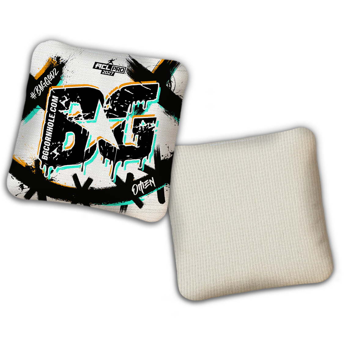2027 ACL - BG Multiple Bag Models "WHY SO SERIOUS" - Pro Stamped Cornhole Bags - SET OF 4 BAGS
