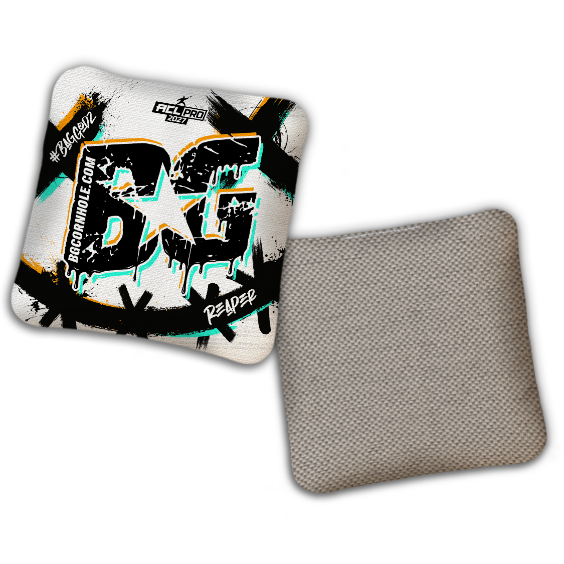 2027 ACL - BG Multiple Bag Models "WHY SO SERIOUS" - Pro Stamped Cornhole Bags - SET OF 4 BAGS