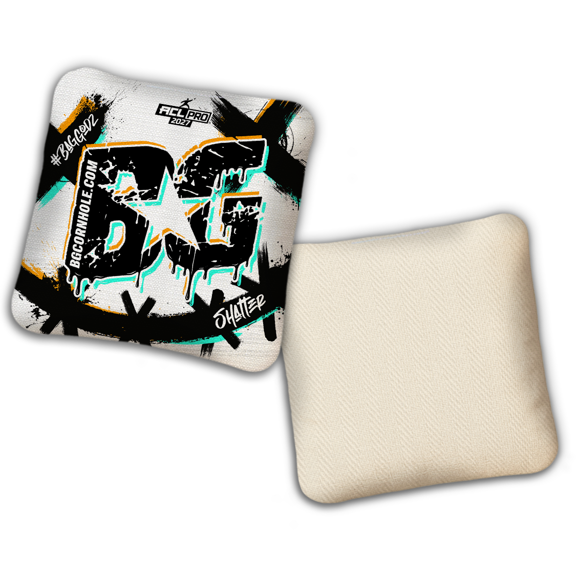 2027 ACL - BG Multiple Bag Models "WHY SO SERIOUS" - Pro Stamped Cornhole Bags - SET OF 4 BAGS