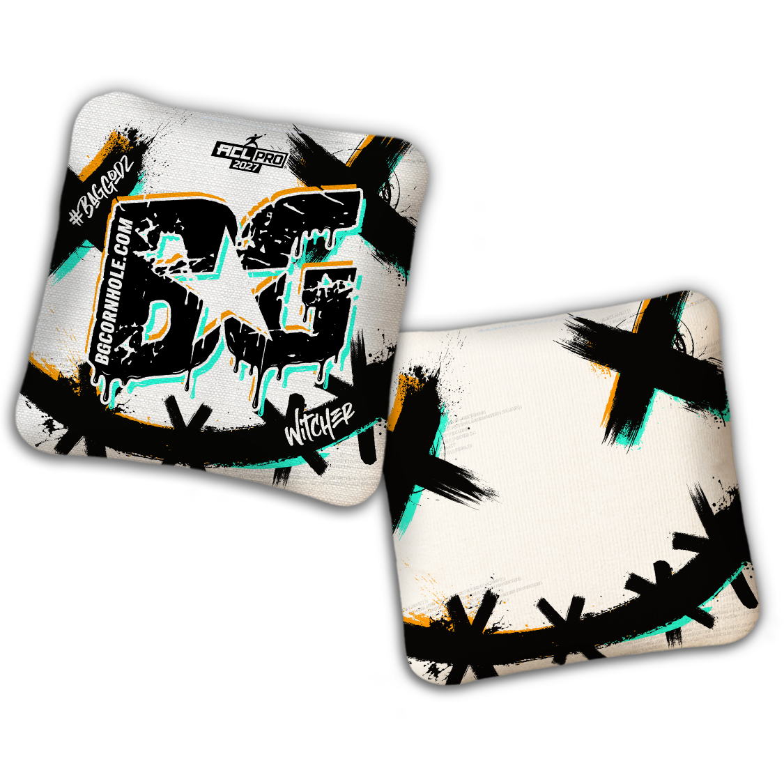 2027 ACL - BG Multiple Bag Models "WHY SO SERIOUS" - Pro Stamped Cornhole Bags - SET OF 4 BAGS