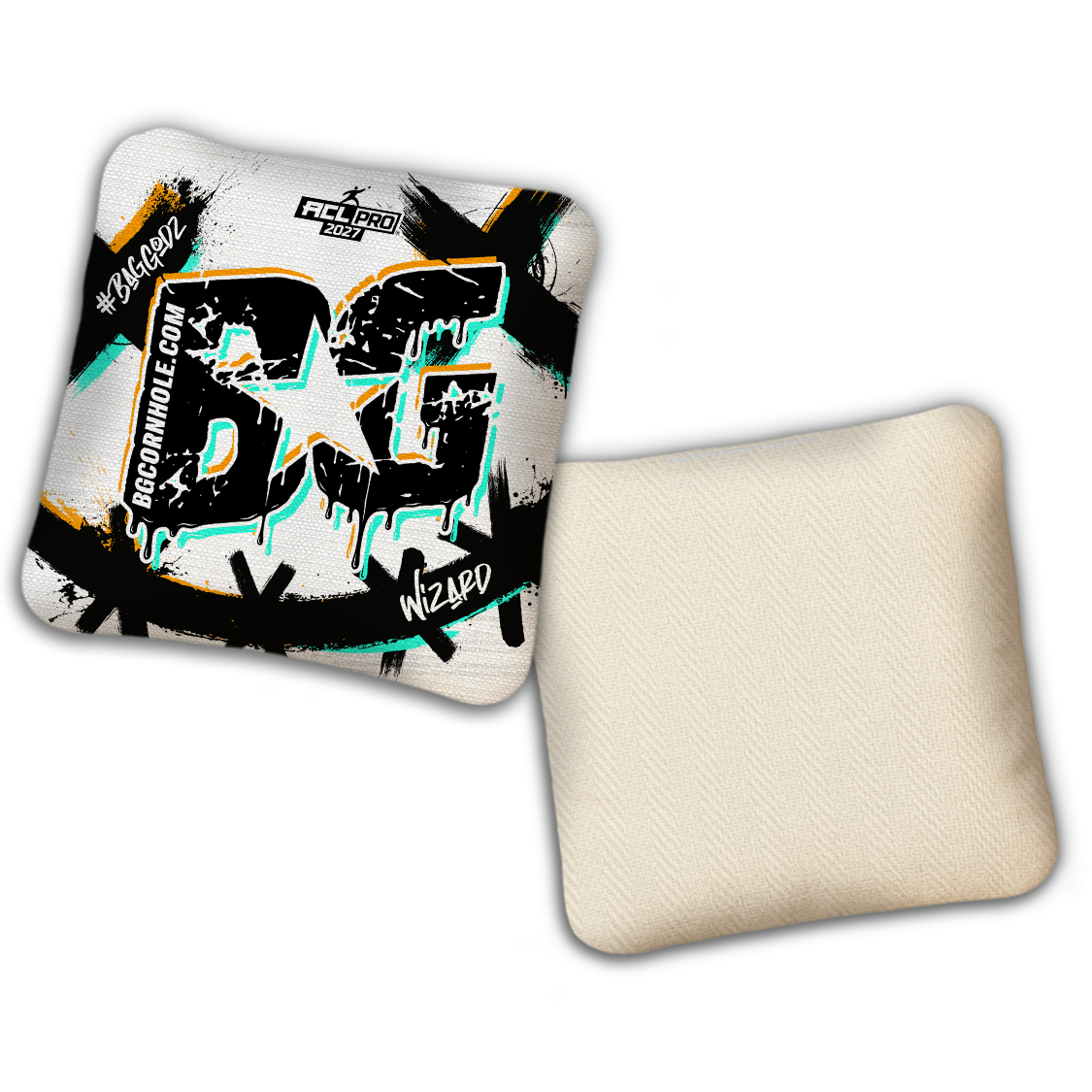 2027 ACL - BG Multiple Bag Models "WHY SO SERIOUS" - Pro Stamped Cornhole Bags - SET OF 4 BAGS