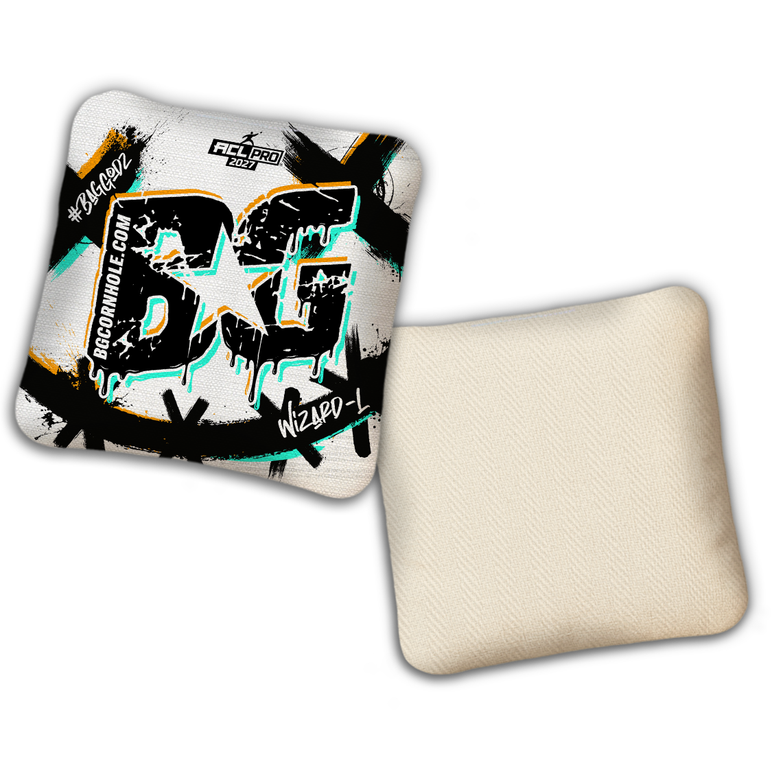 2027 ACL - BG Multiple Bag Models "WHY SO SERIOUS" - Pro Stamped Cornhole Bags - SET OF 4 BAGS
