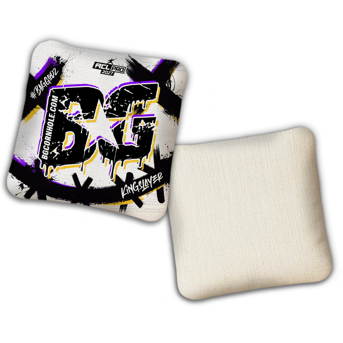 2027 ACL - BG Multiple Bag Models "WHY SO SERIOUS" - Pro Stamped Cornhole Bags - SET OF 4 BAGS