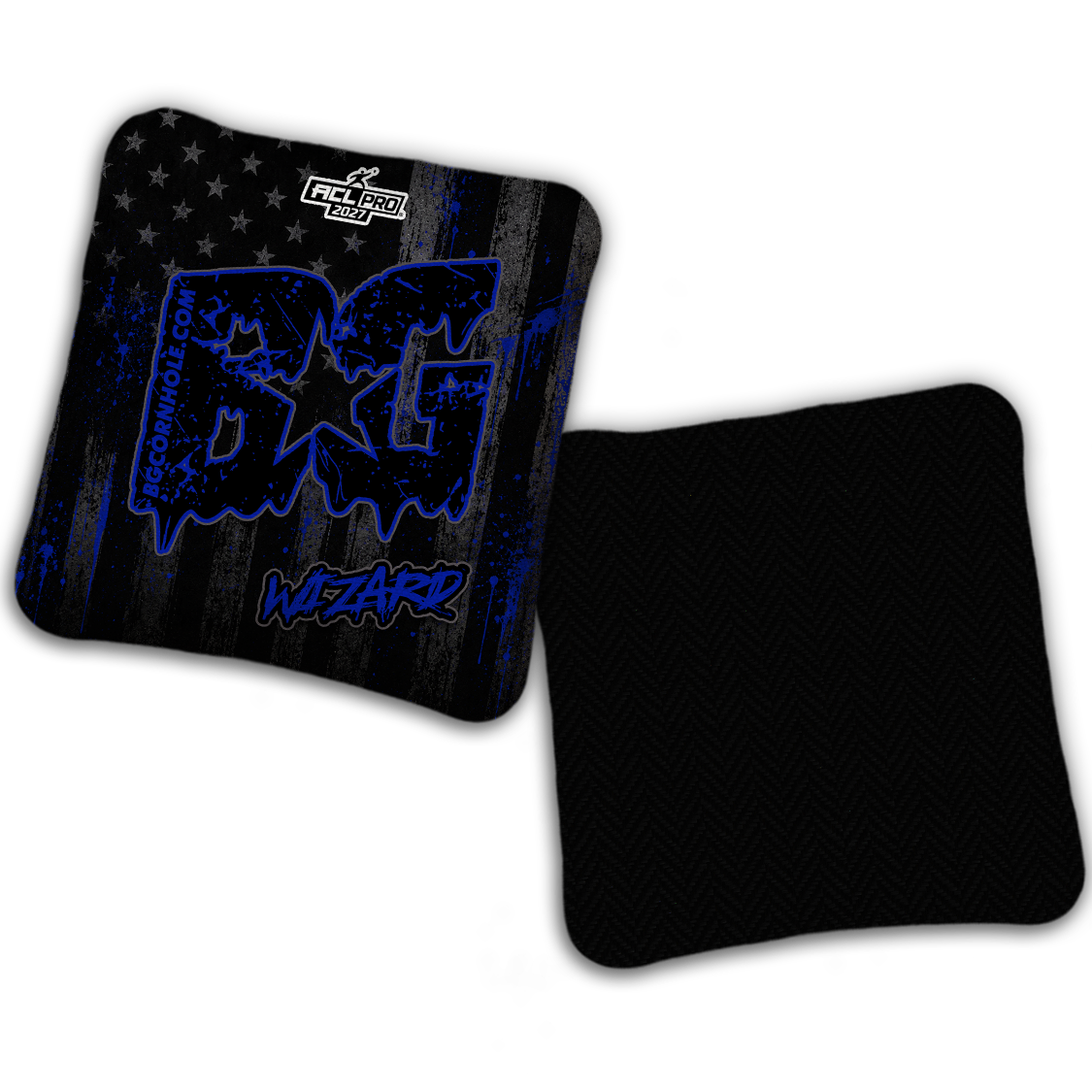 2027 ACL - BG Multiple Bag Models "AMERICAN GRIT" - Pro Stamped Cornhole Bags - SET OF 4 BAGS