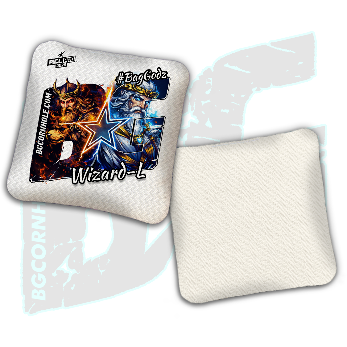 2026 BG Multiple Bag Models "Crossfire" - ACL Pro Stamped Cornhole Bags - SET OF 4 BAGS