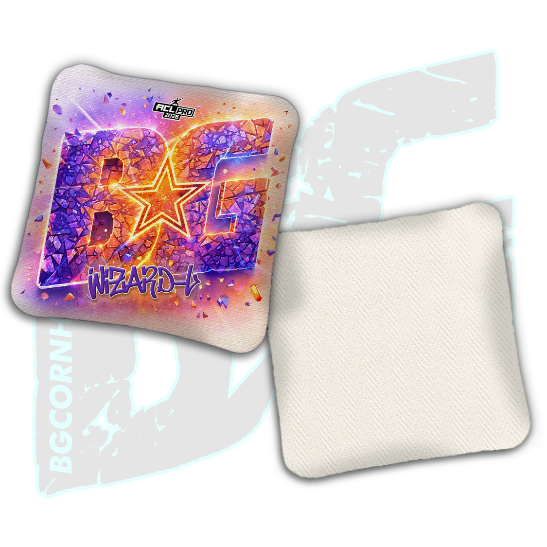 2026 BG Multiple Bag Models "Fracture" - ACL Pro Stamped Cornhole Bags - SET OF 4 BAGS