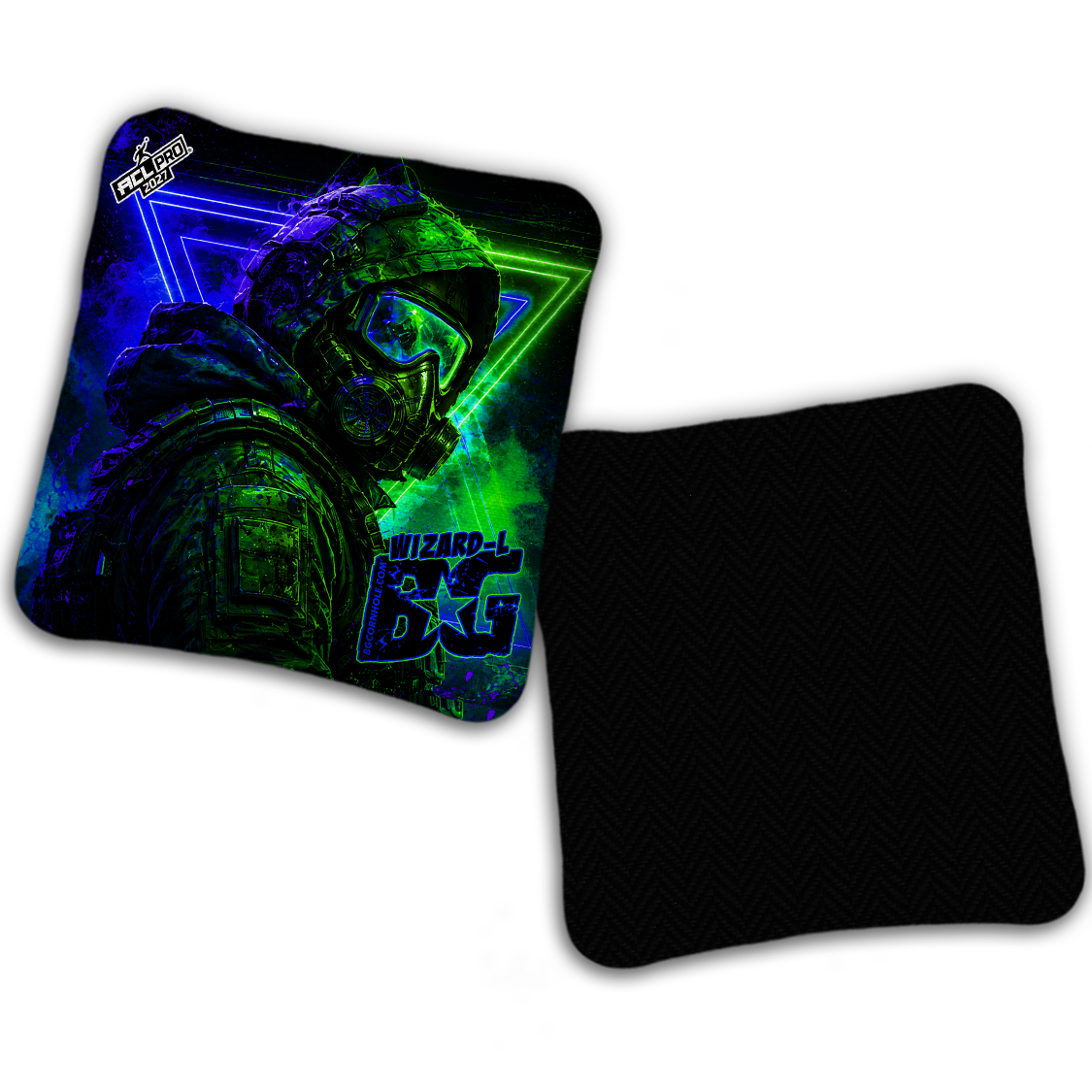 2027 ACL - BG Multiple Bag Models "NIGHT PROTOCOL" - Pro Stamped Cornhole Bags - SET OF 4 BAGS