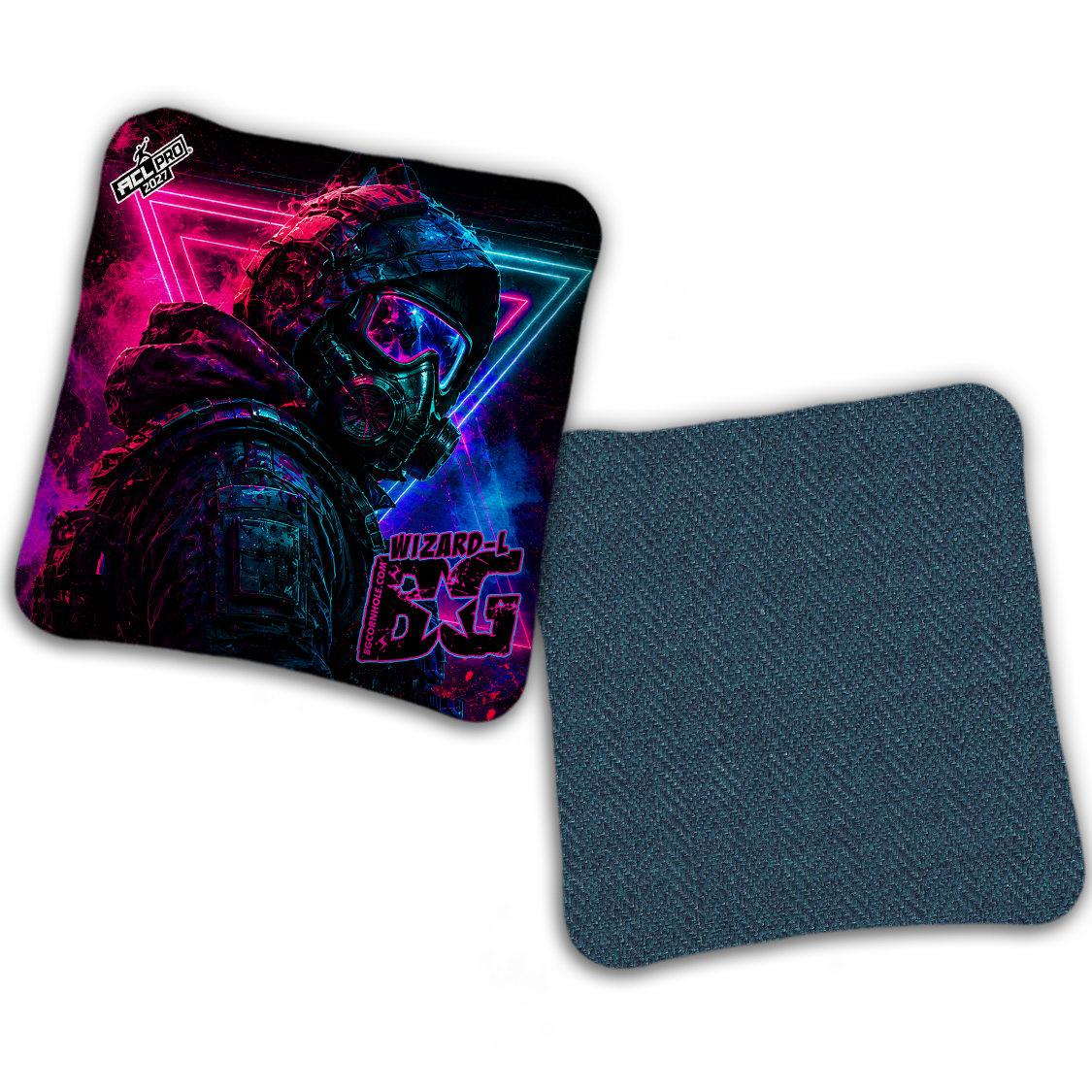 2027 ACL - BG Multiple Bag Models "NIGHT PROTOCOL" - Pro Stamped Cornhole Bags - SET OF 4 BAGS