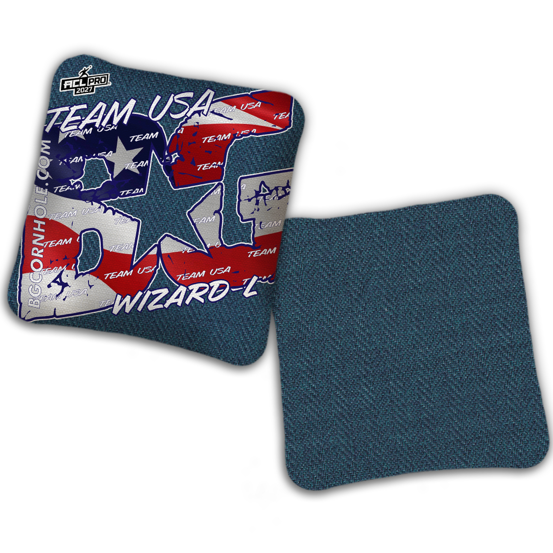 2027 ACL - BG Multiple Bag Models "TEAM USA" - Pro Stamped Cornhole Bags - SET OF 4 BAGS