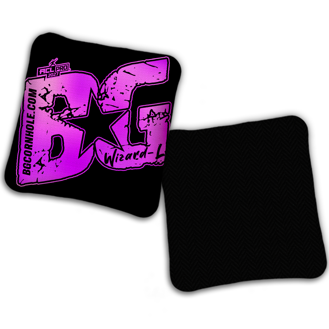 2027 ACL - BG Multiple Bag Models "BLACKOUT" - Pro Stamped Cornhole Bags - SET OF 4 BAGS