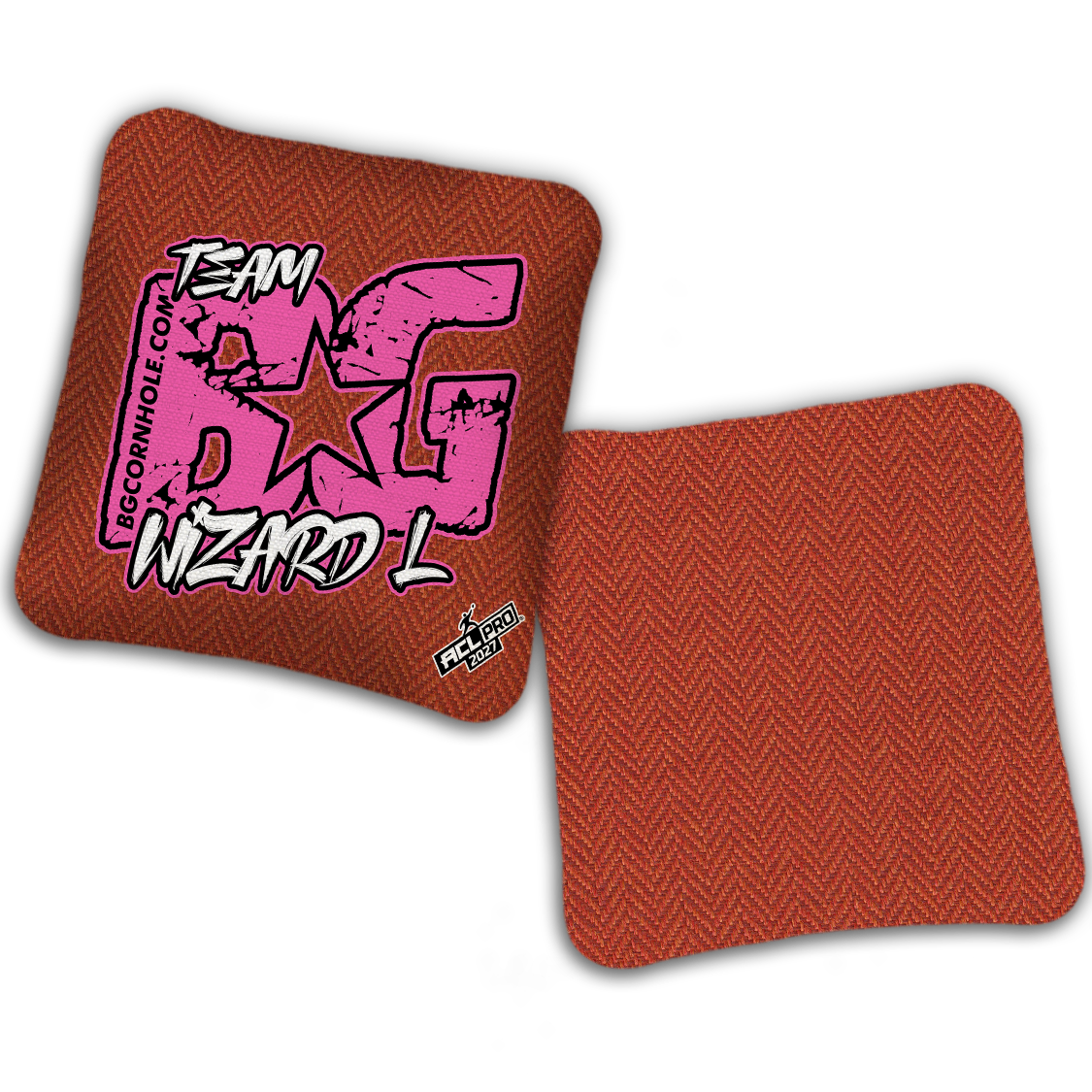 2027 ACL - BG WIZARD-L “ESPN THROWBACK COLORMATCH" - Pro Stamped Cornhole Bags - SET OF 4 BAGS