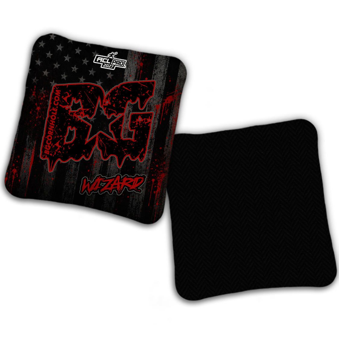 2027 ACL - BG Multiple Bag Models "AMERICAN GRIT" - Pro Stamped Cornhole Bags - SET OF 4 BAGS