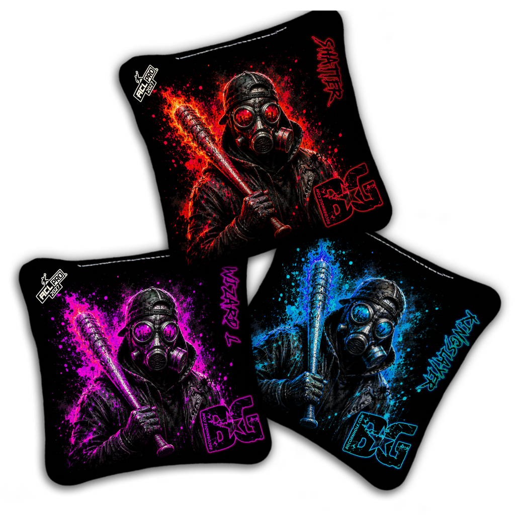 2027 ACL - BG Multiple Bag Models "IGNITION" - Pro Stamped Cornhole Bags - SET OF 4 BAGS