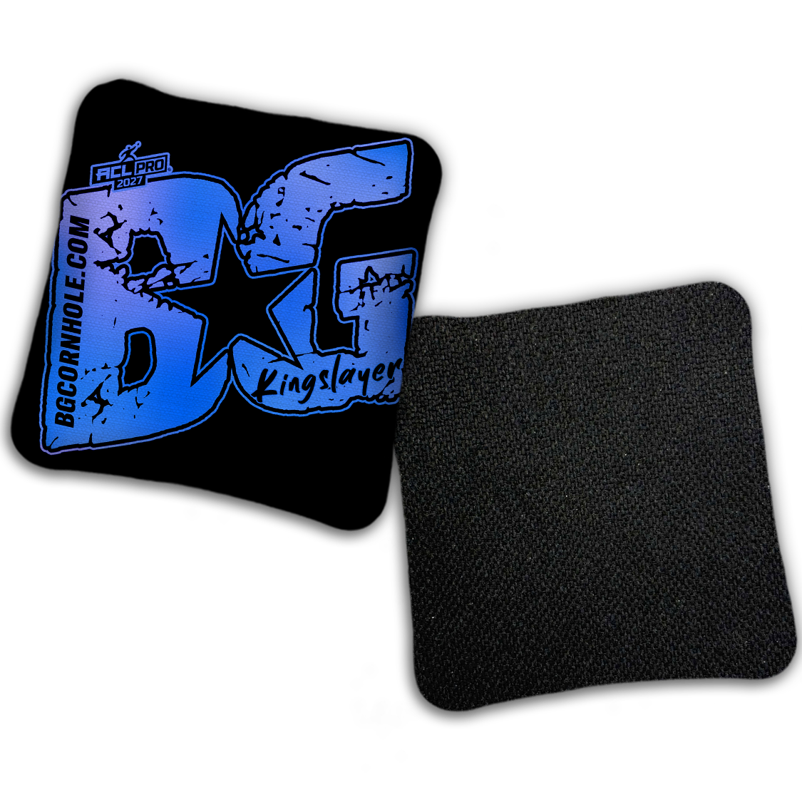2027 ACL - BG Multiple Bag Models "BLACKOUT" - Pro Stamped Cornhole Bags - SET OF 4 BAGS