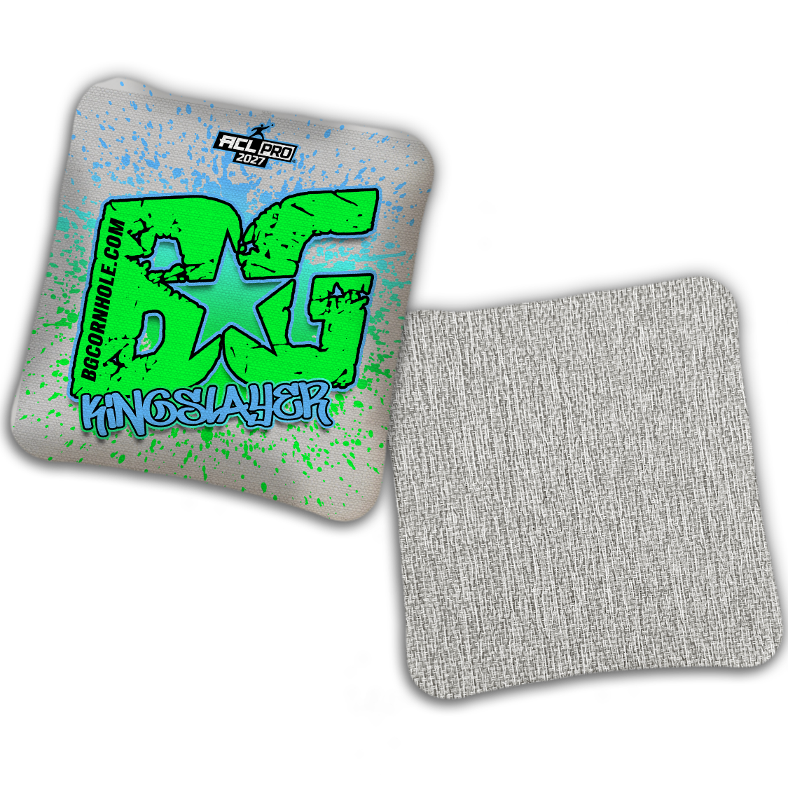 2027 ACL - BG Multiple Bag Models "PAINT SPLATTER" - Pro Stamped Cornhole Bags - SET OF 4 BAGS