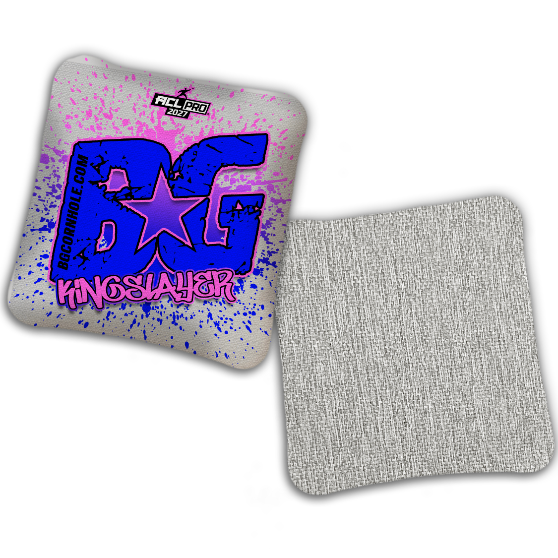 2027 ACL - BG Multiple Bag Models "PAINT SPLATTER" - Pro Stamped Cornhole Bags - SET OF 4 BAGS