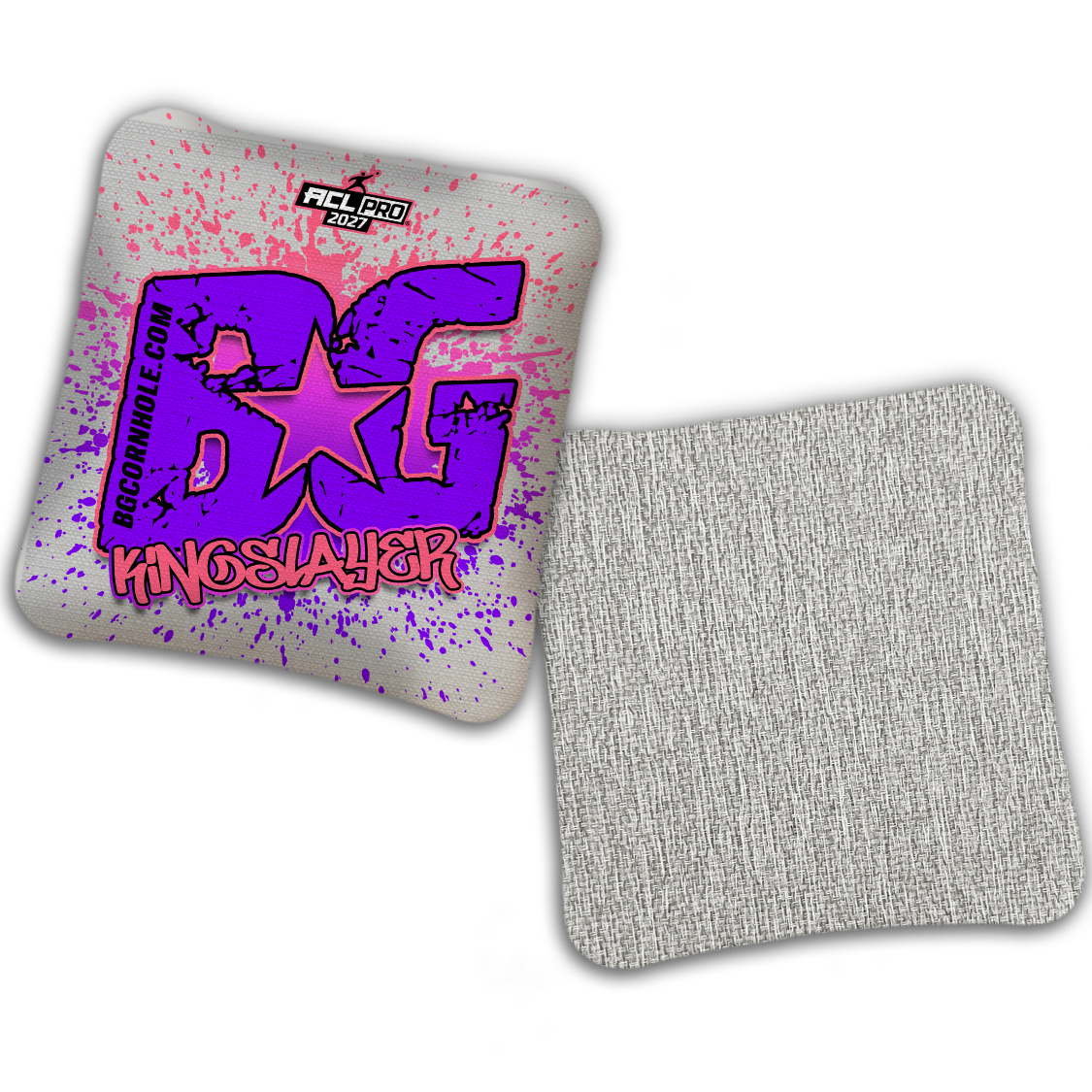 2027 ACL - BG Multiple Bag Models "PAINT SPLATTER" - Pro Stamped Cornhole Bags - SET OF 4 BAGS