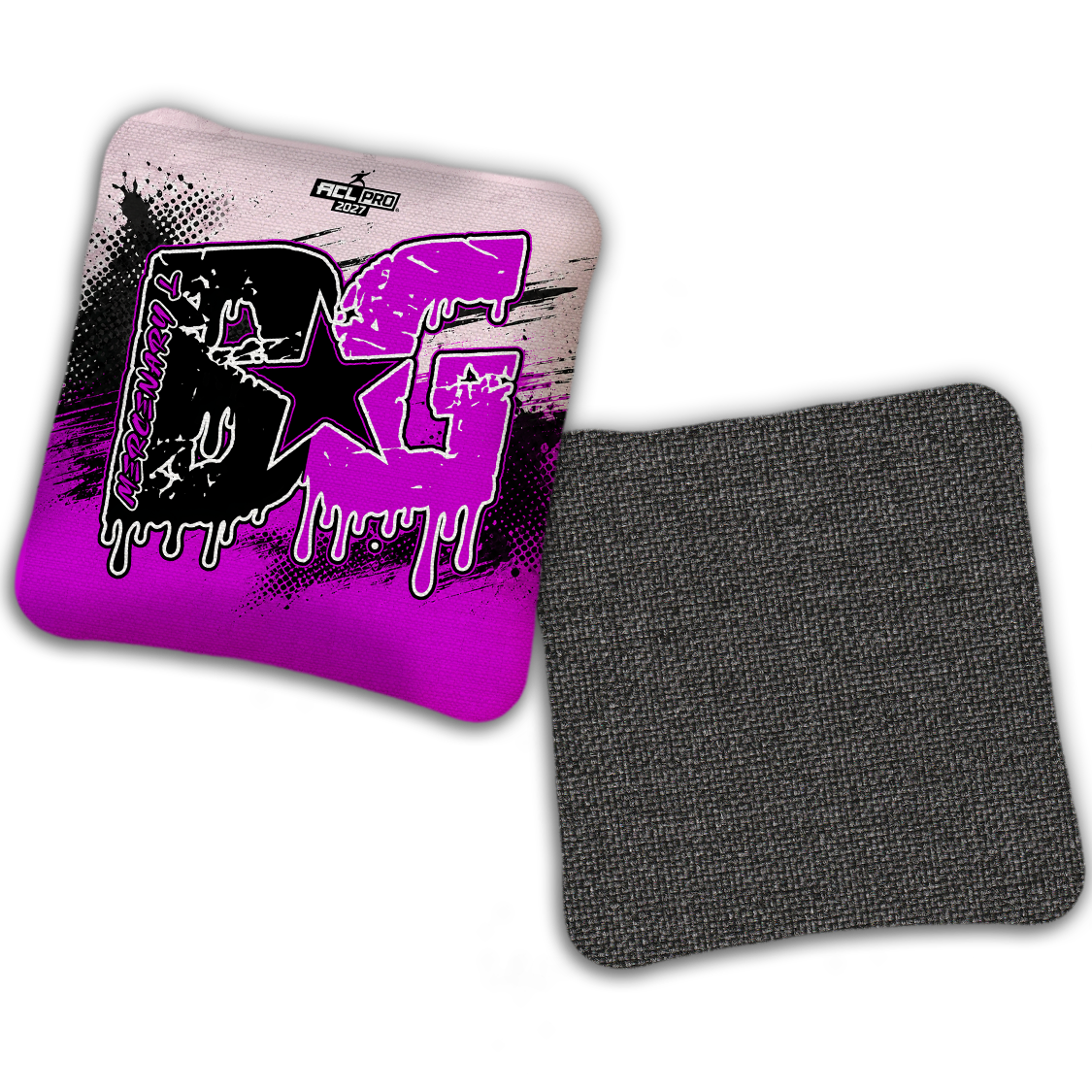 2027 ACL - BG Multiple Bag Models "GRUNGE" - Pro Stamped Cornhole Bags - SET OF 4 BAGS