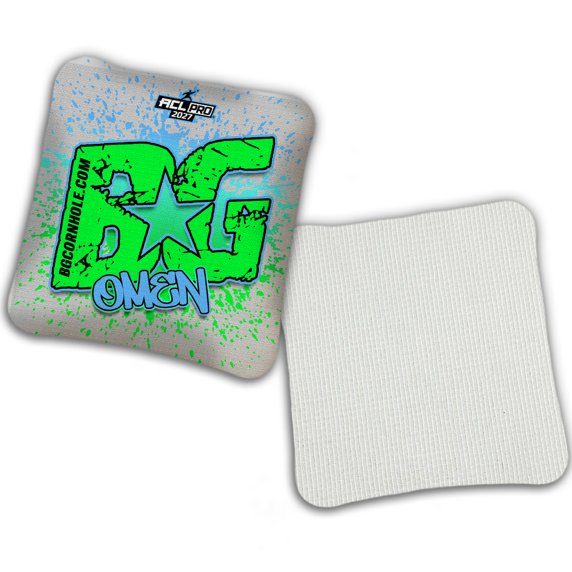 2027 ACL - BG Multiple Bag Models "PAINT SPLATTER" - Pro Stamped Cornhole Bags - SET OF 4 BAGS