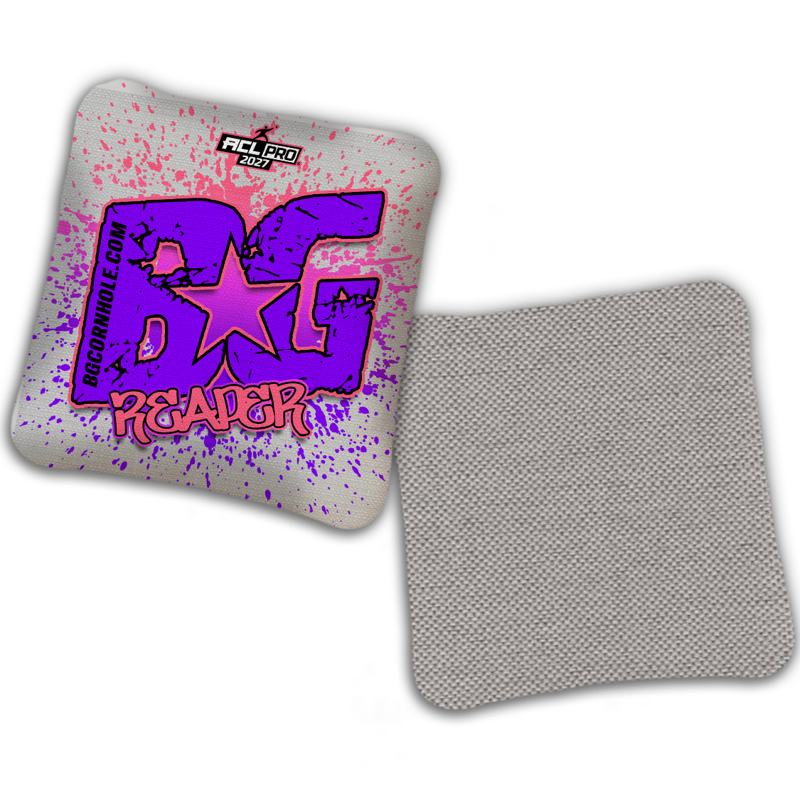 2027 ACL - BG Multiple Bag Models "PAINT SPLATTER" - Pro Stamped Cornhole Bags - SET OF 4 BAGS